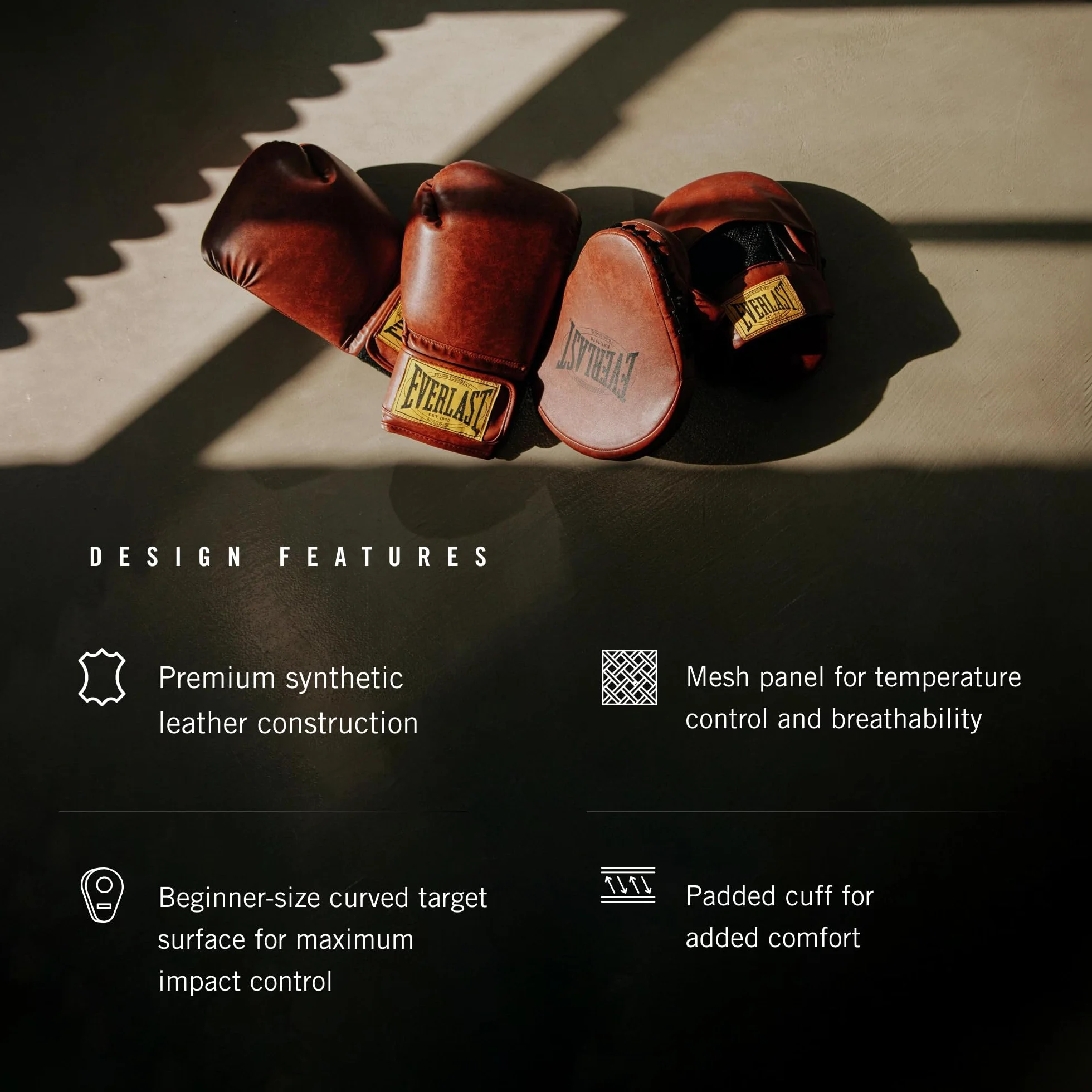 Everlast 1910 Classic Guantes de Boxeo Cuero Cierre Velcro