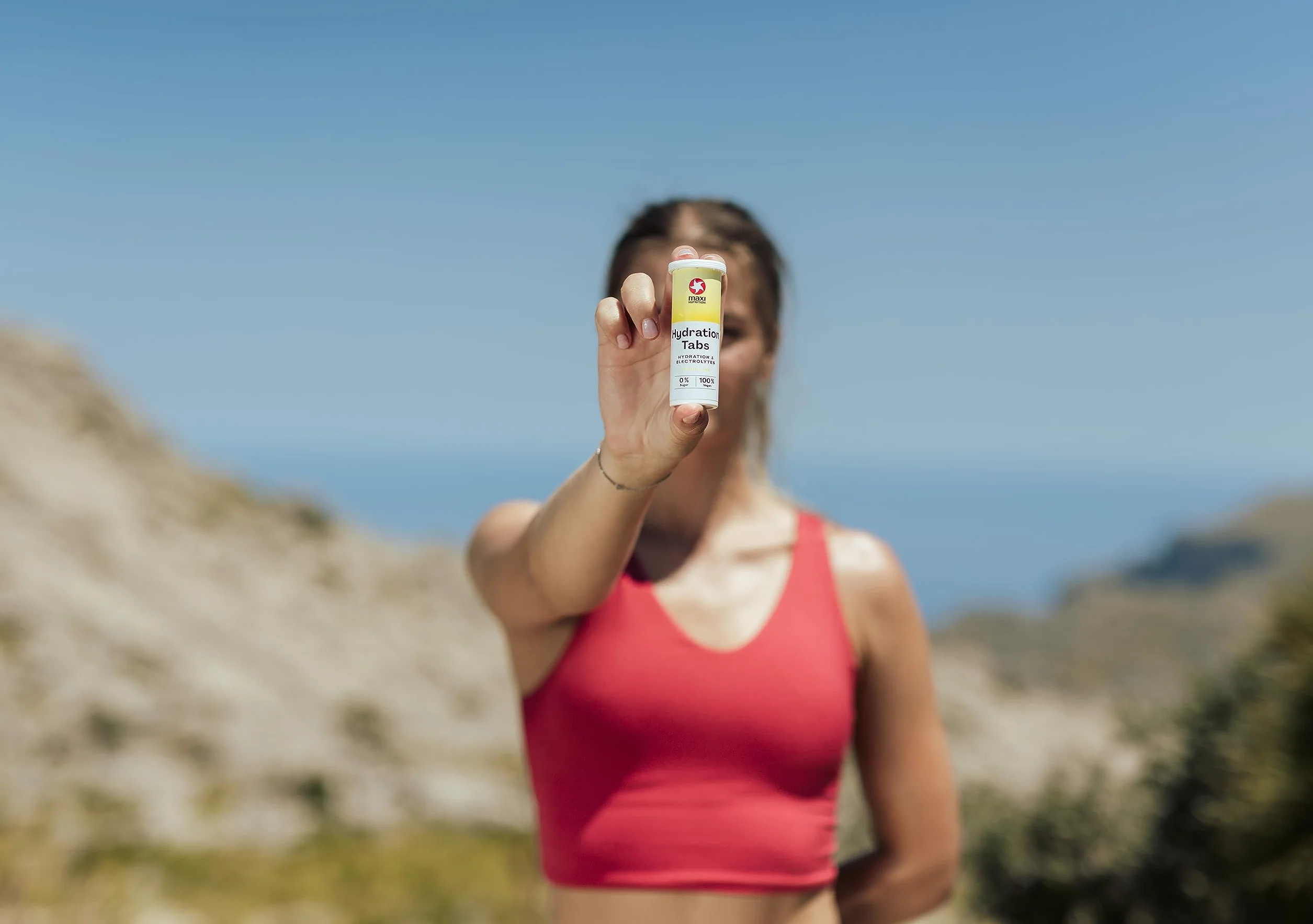 Maxi Nutrition Tabletas de hidratación electrolitos efervescentes cero azúcar Sabor Lima Limón