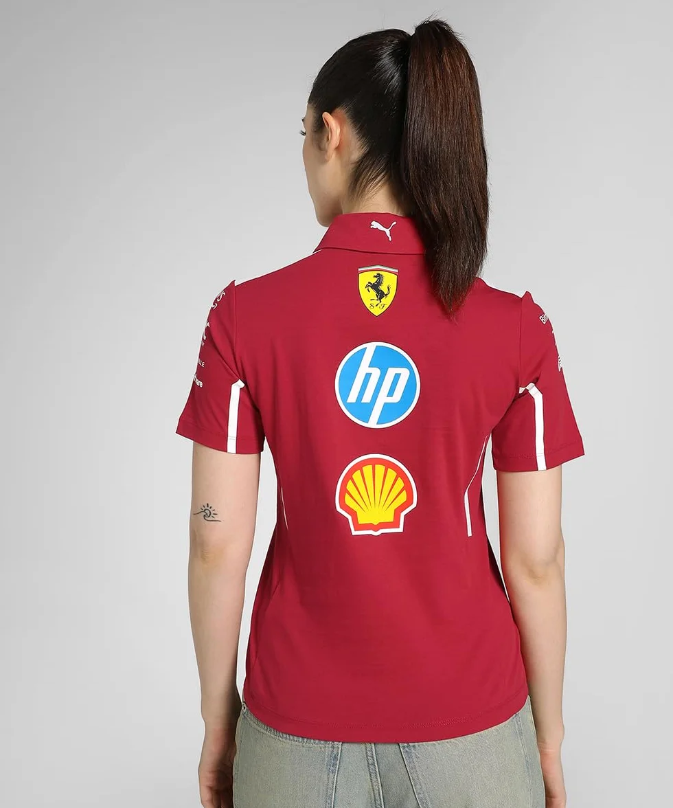 PUMA Polo Scuderia Ferrari HP 2025 Team Mujer