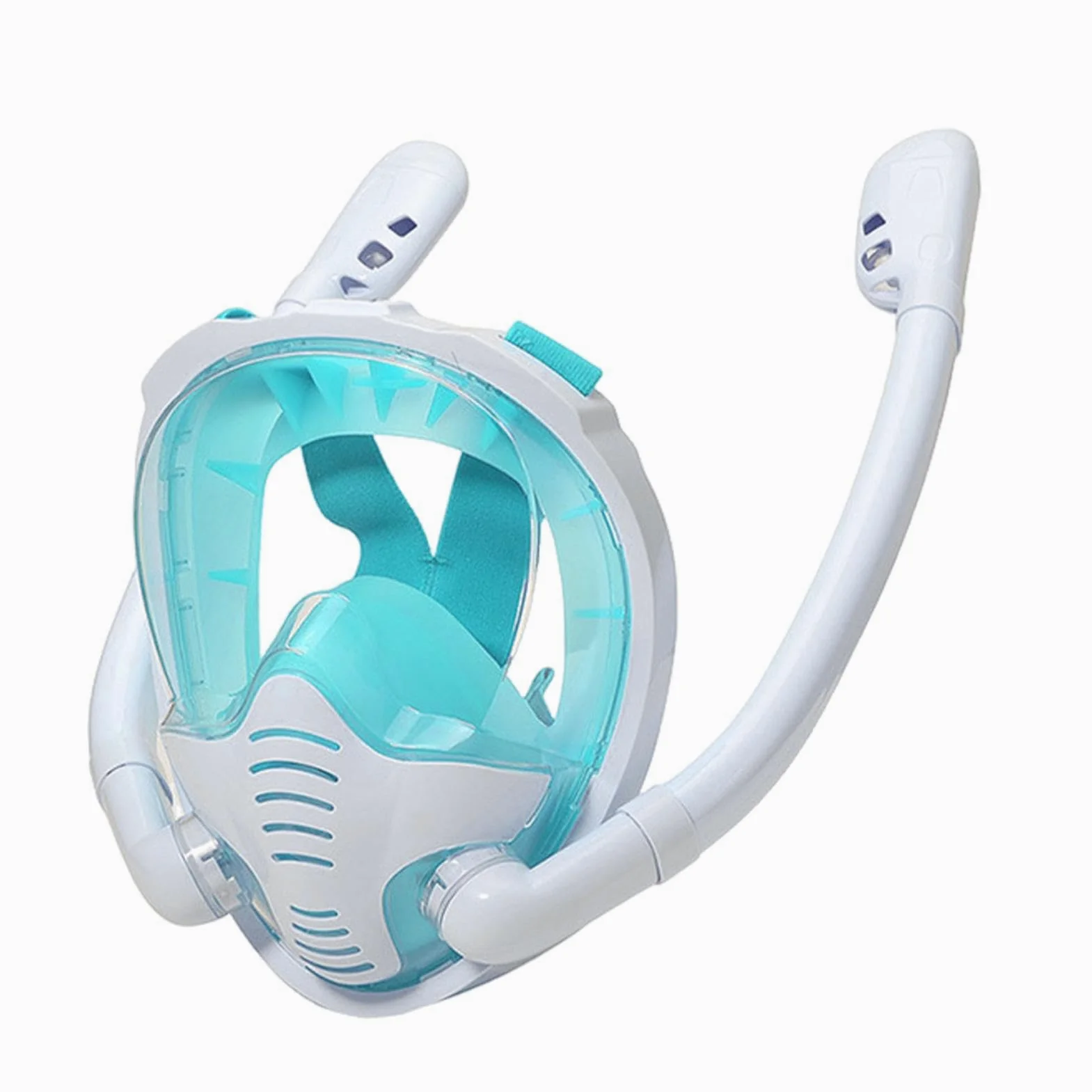 Gafas de buceo de cara completa, gafas de buceo sin fugas, antivaho para adultos, sin fugas, de silicona, para cabeza de natación, cubierta de cabeza de buceo para hombres