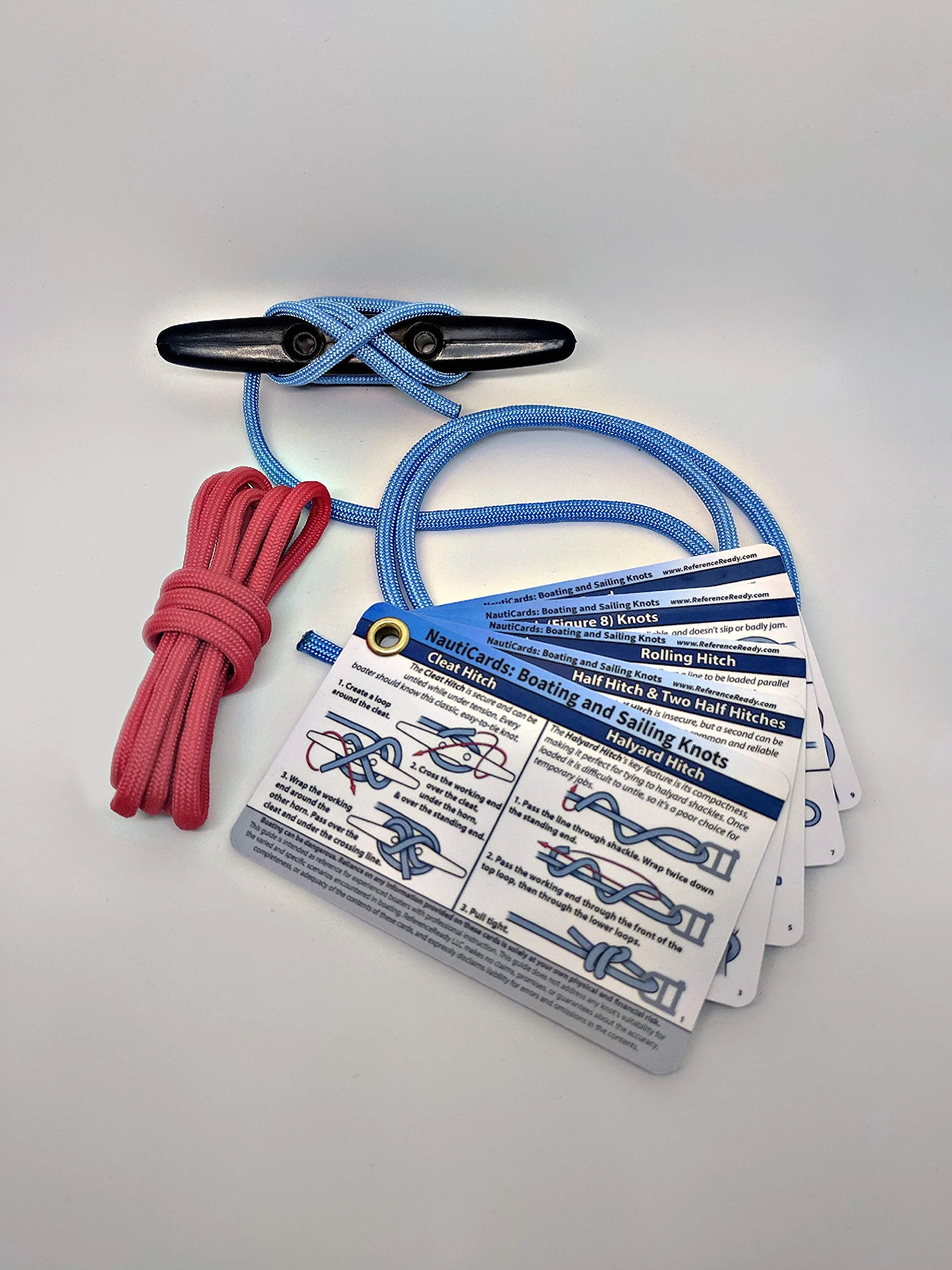 ReferenceReady Kit de Atado de Nudos náuticos para navegantes y Marineros