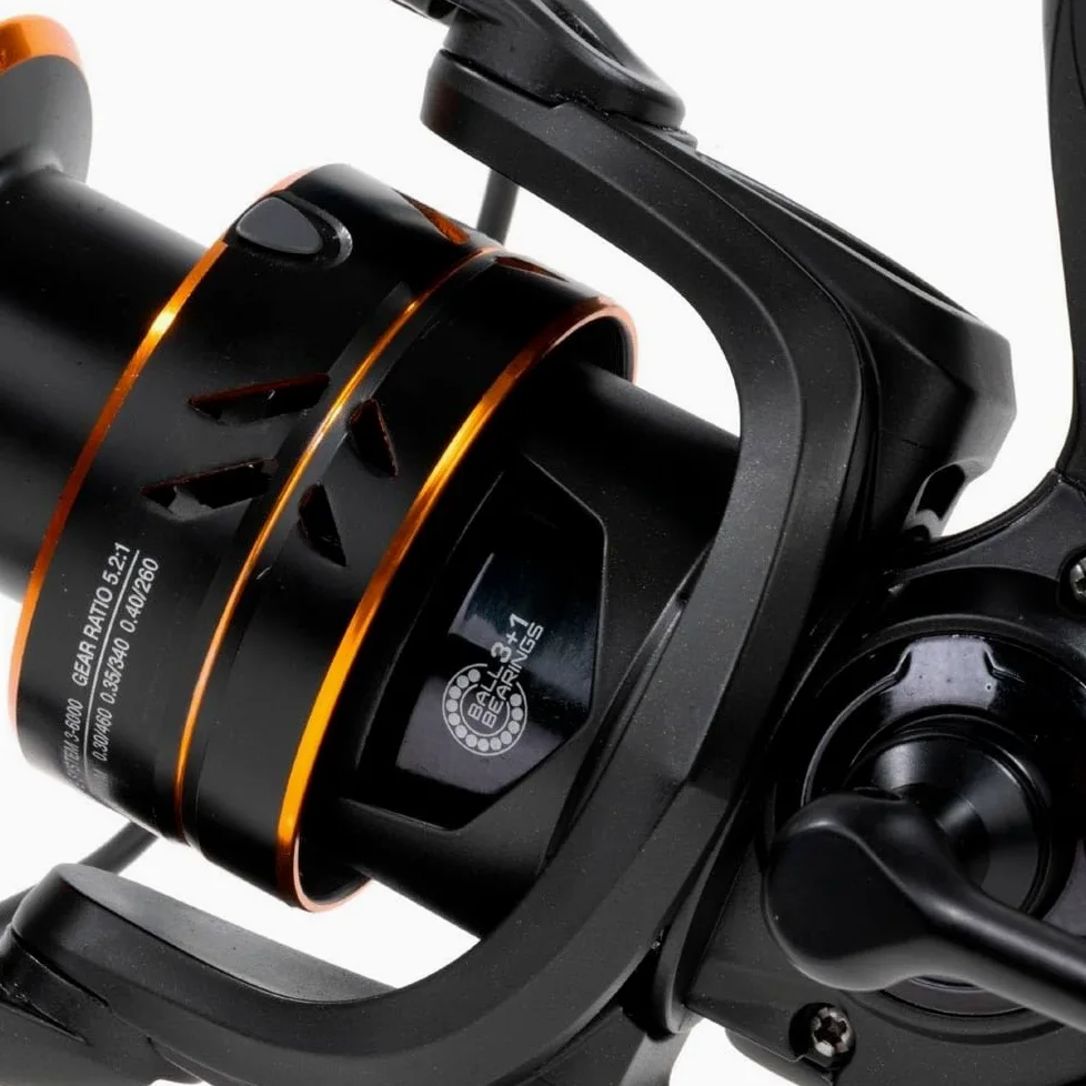 Carrete Hart E-System 3-6000-3+1bb-5 para Pesca Deportiva para Mejorar el Rendimiento en Cada Uso con Detalle técnico 3-6000-3+1bb-5 2