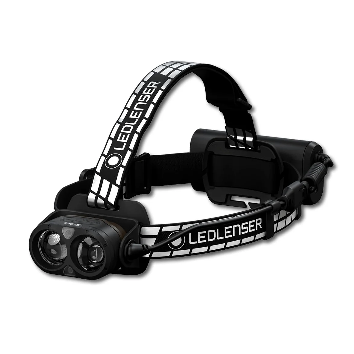 Ledlenser H19R Signature Linterna Frontal Recargable, 4000lm, 330m, IP68 | Haz focalizado, haz amplio y luz roja, Bluetooth, hasta 20h de autonomía, intensidad regulable, para pesca, camping | 2020