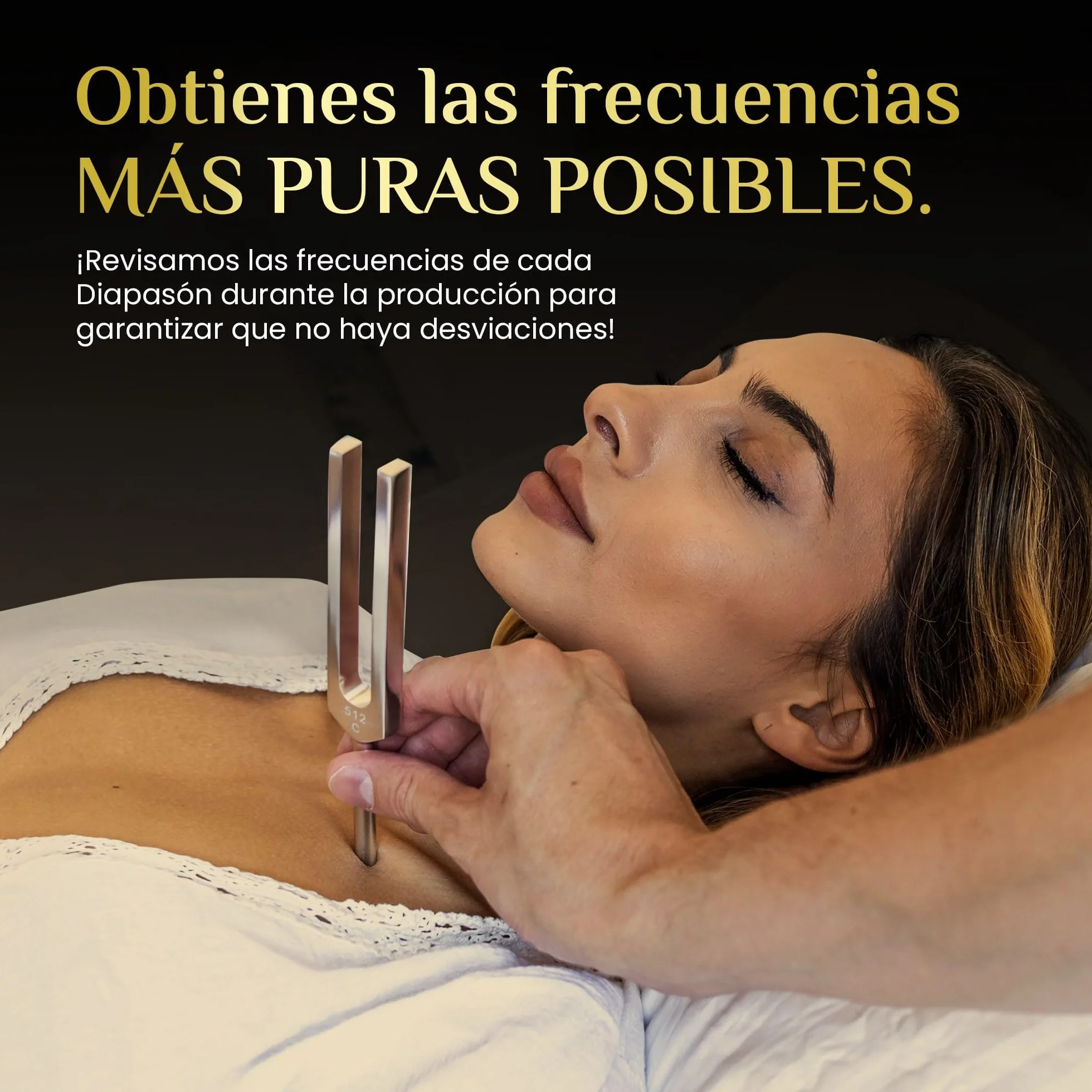 LOTS OF ZEN Diapasones Sanadores Set Médico 128Hz 256Hz 512Hz para Chakras Yoga Meditación