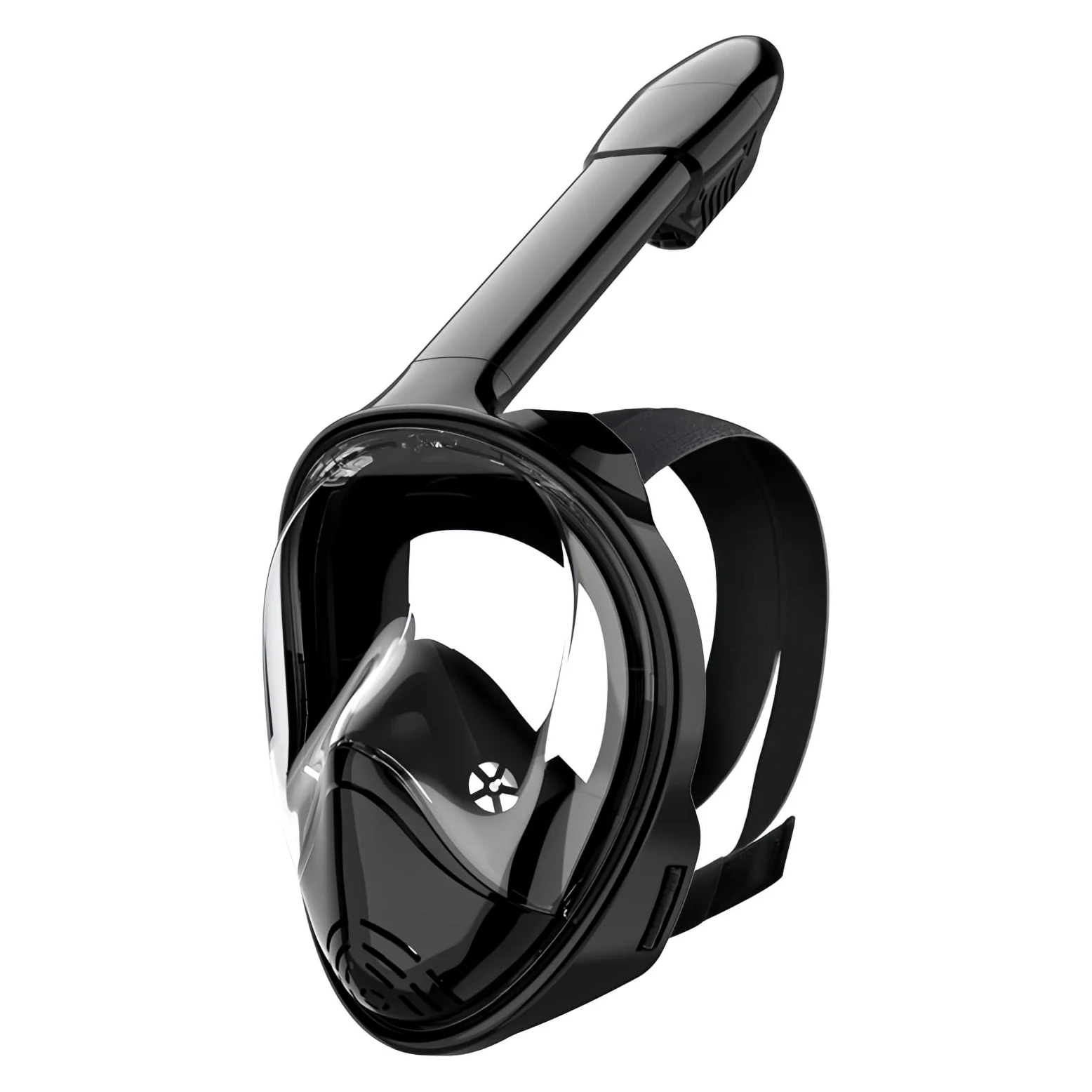 Máscara de snorkel para adultos y niños, máscara de buceo, plegable, protección de CO2, máscara completa con posición de cámara, máscara de buceo