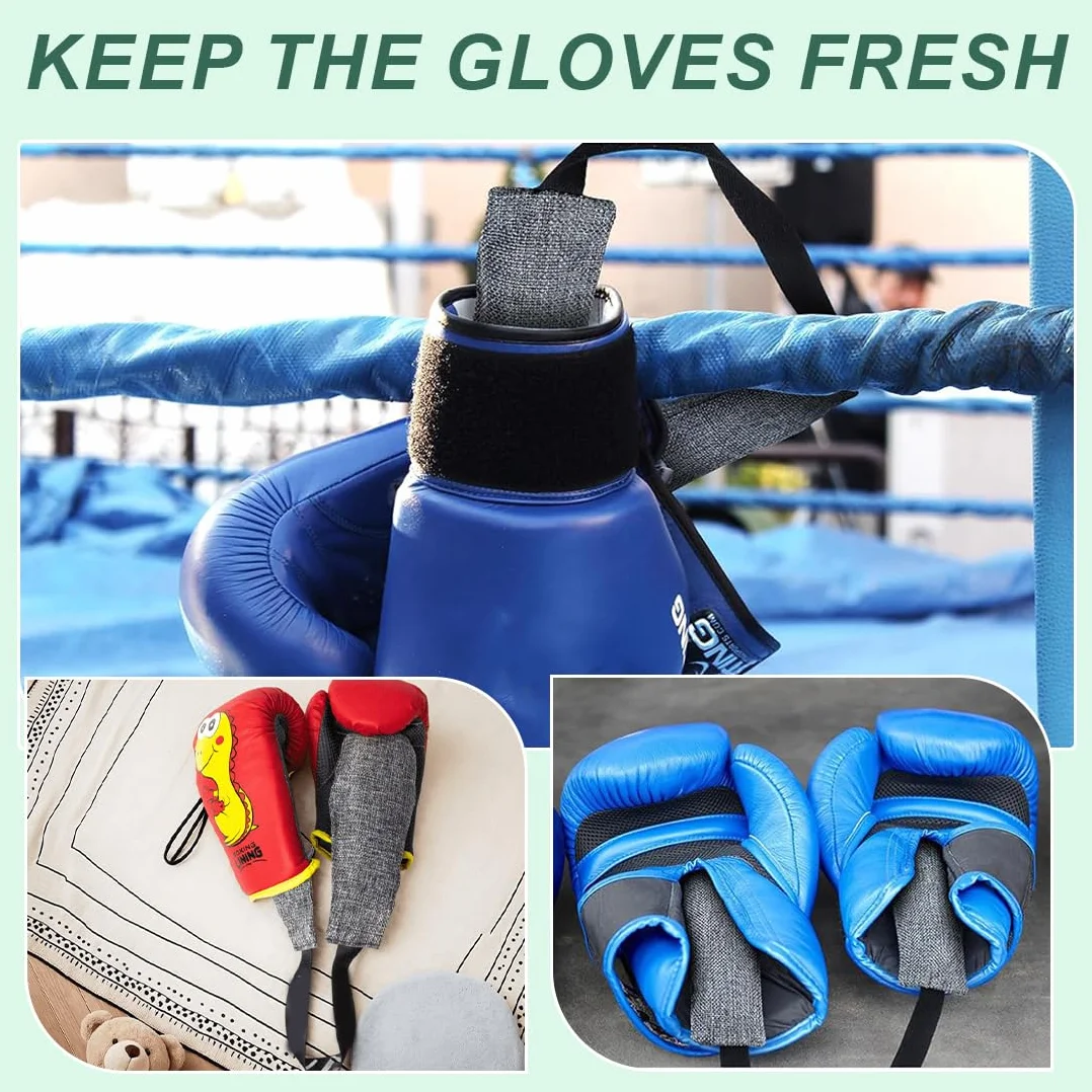 Desodorante para Guantes de Boxeo, Anti-Olores Zapatos, Carbón Deodorizador Natural