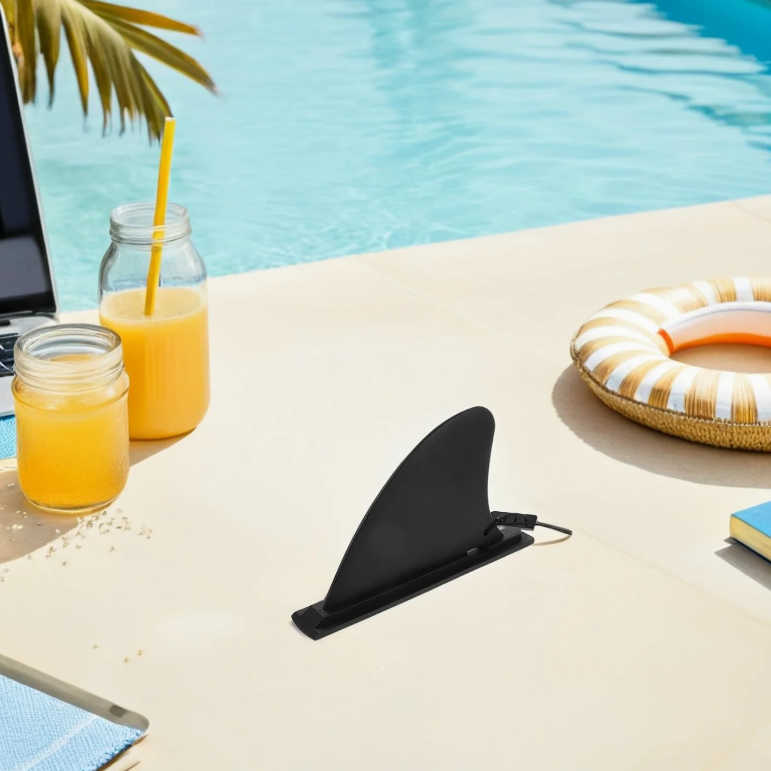 Mikikit Accesorios para Tablas de Paddle Surf y Kayak, Juego de 4 Aletas Desmontables de 4,5 Pulgadas, Diseño Hidrodinámico y Sistema de Fijación Rápida para Aguas Poco Profundas