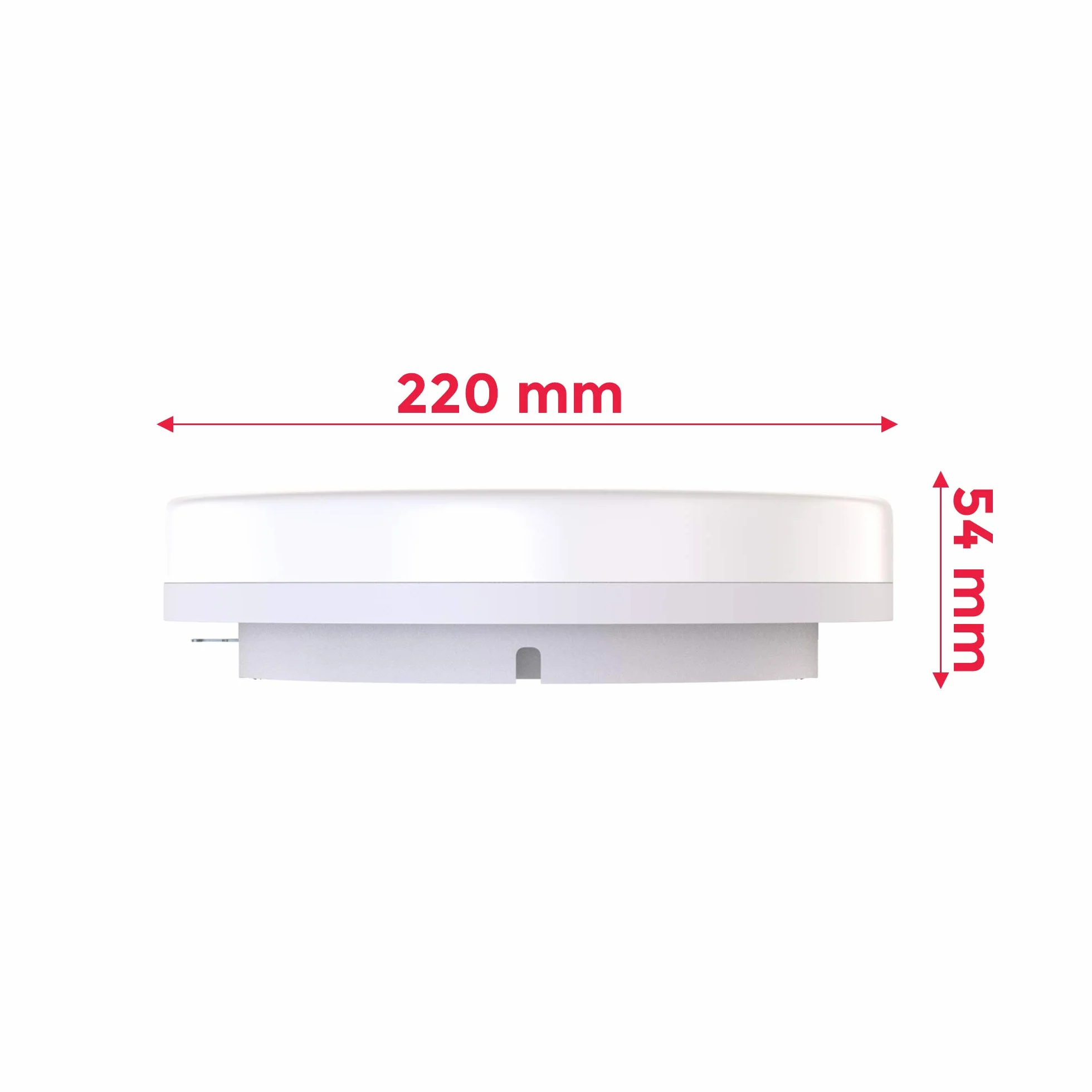Plafón LED 13W 3000K 1500LM IP54 Blanco Neutro Ø220 mm