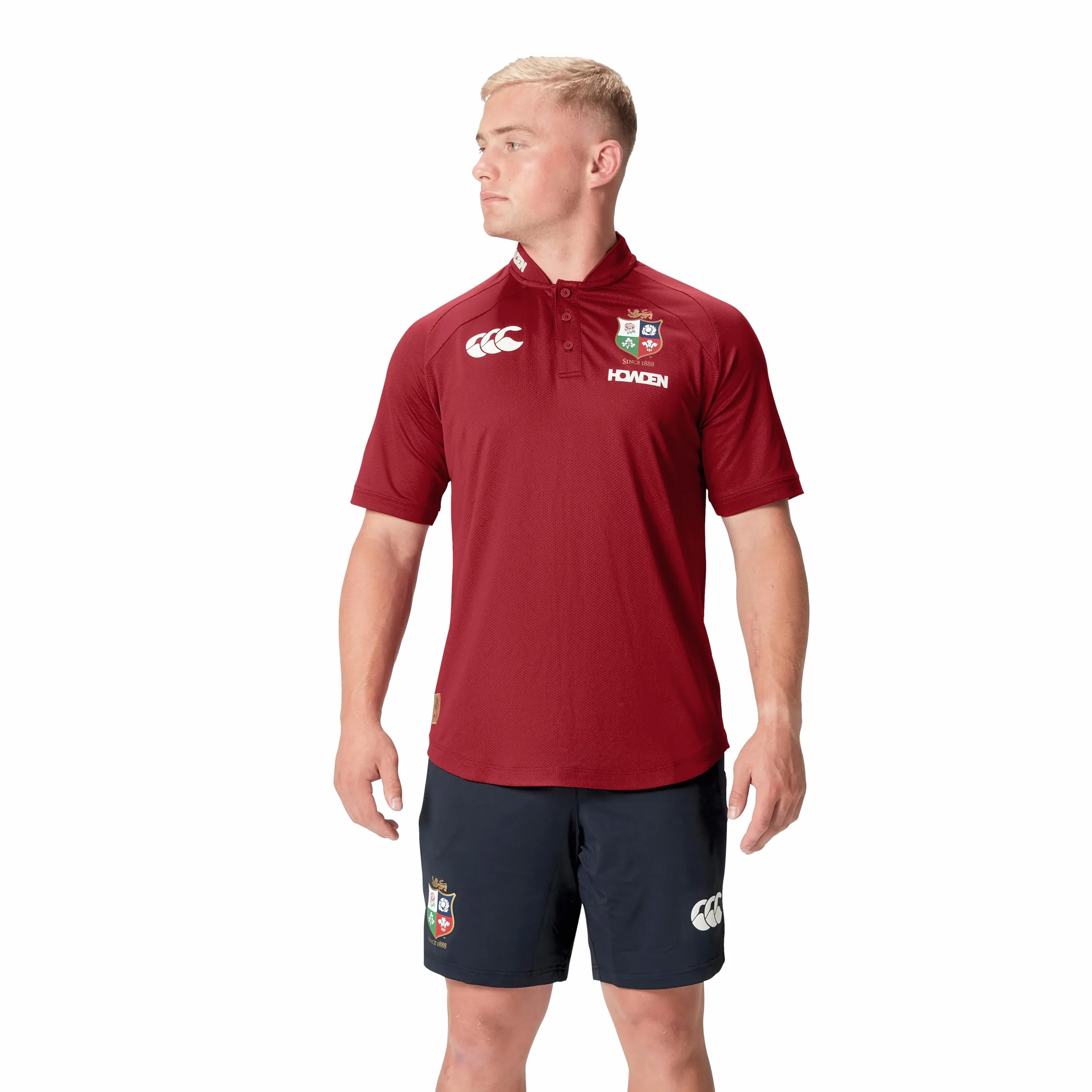 Canterbury British & Irish Lions Canterbury Polo Shirt | Breathable | Moisture Wicking | Official British & Irish Lions Licensed Product Camisa Hombre (Pack de 1)