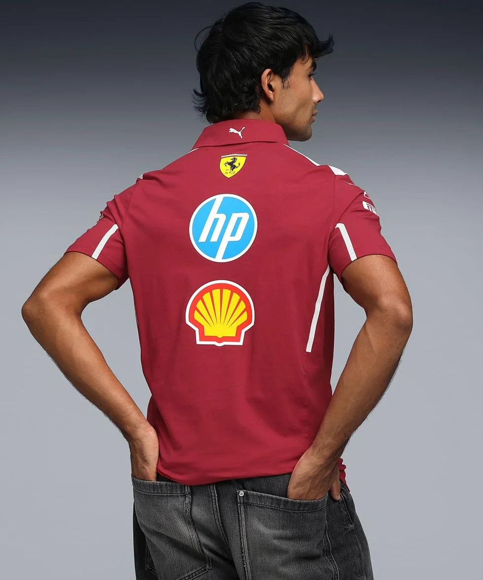 PUMA Scuderia Ferrari F1 Polo del Equipo 2025 - Rojo