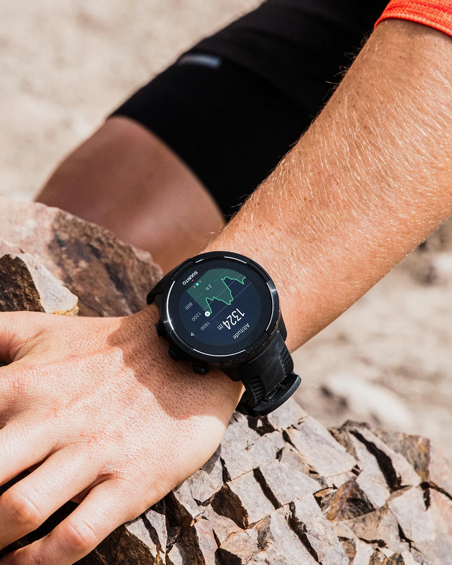 Suunto Brazalete Athletic 2 Silikon, Negro-Negro