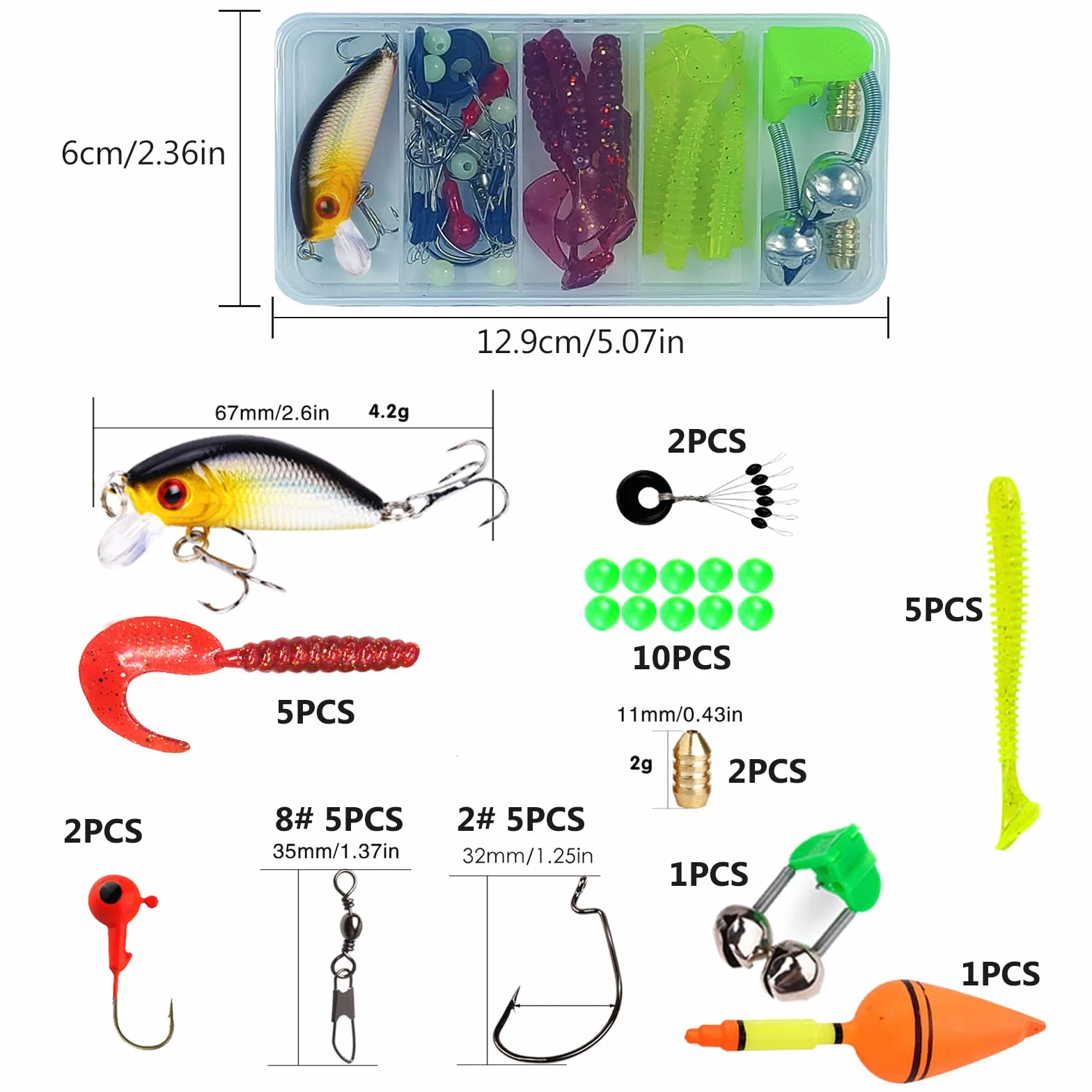 Juego de 2 cañas de pescar para niños, caña de pescar para niños, caña de pescar telescópica, 180 cm, caña de pescar telescópica portátil y carrete con cebo de línea de pesca, bolsa para niños y