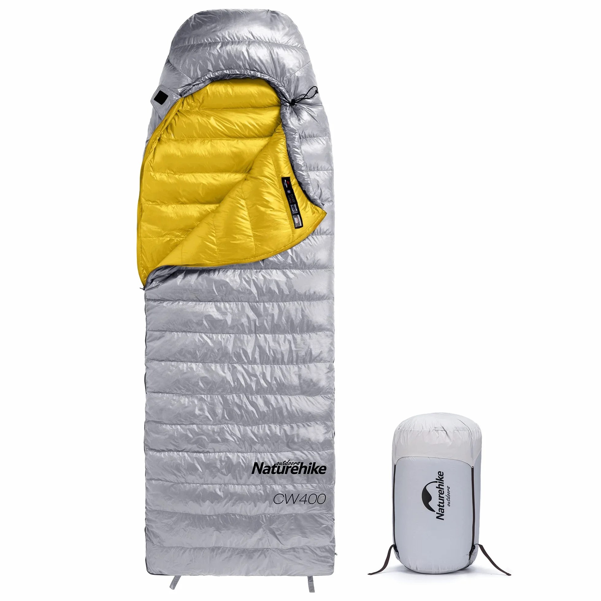 Naturehike Saco de dormir para adultos, adolescentes, para 3-4 estaciones, ligero, impermeable, ultra cálido, saco de dormir para interiores, camping, senderismo, mochileros, montañismo