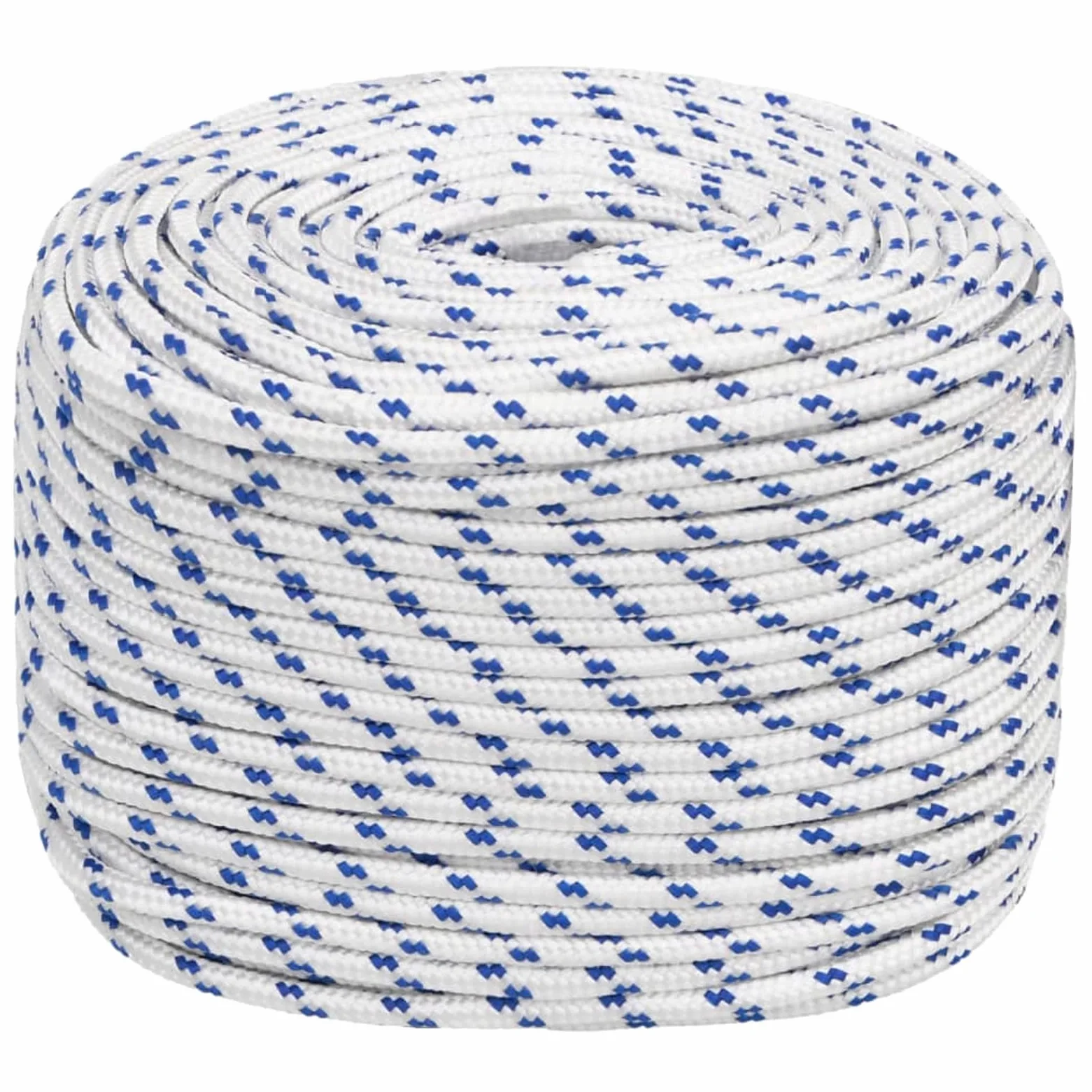 ZEYUAN Cuerda de Barco Polipropileno Blanco 8 mm 250 m, Roll Drap, Cuerda Marina, Cuerda Tendedero, Cuerda Toldo Exterior, Cuerda De Lona, Cuerda Barco