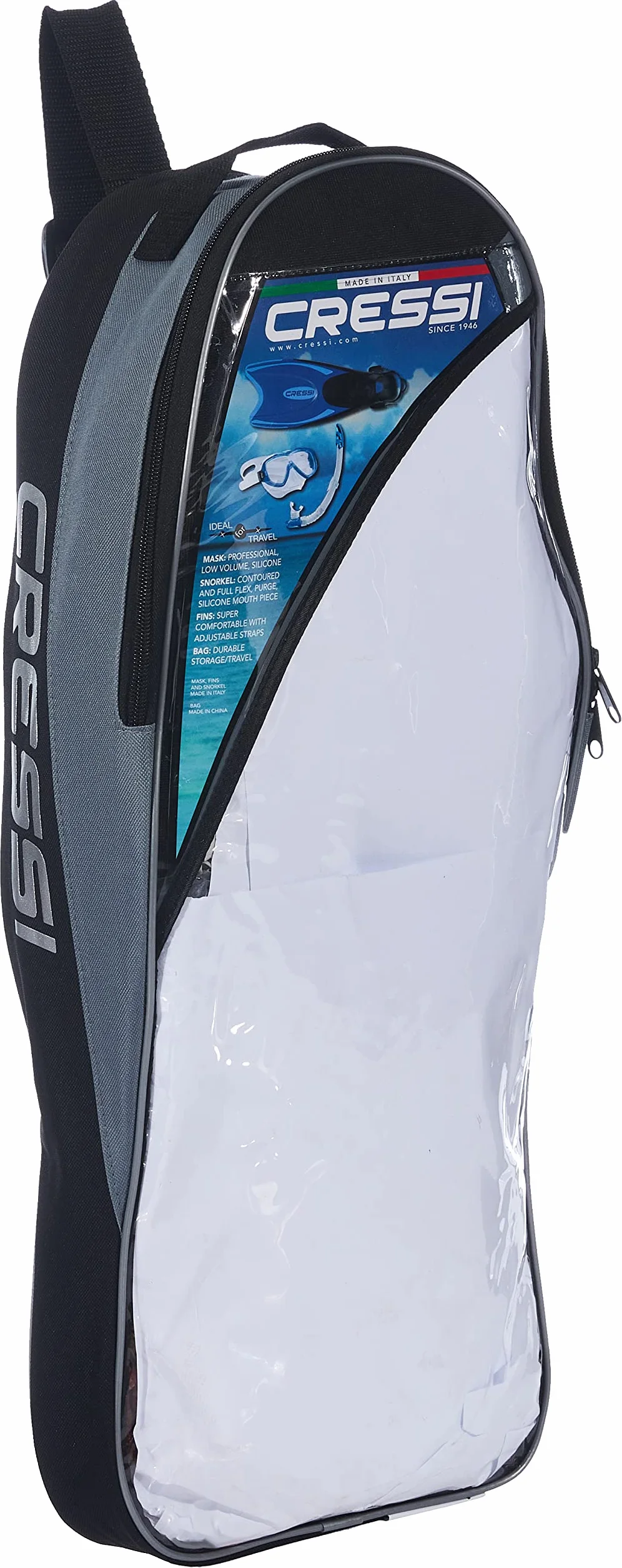 CRESSI Long Bag For Fins Set - Bolsa para Set de Aletas/máscara y Snorkel
