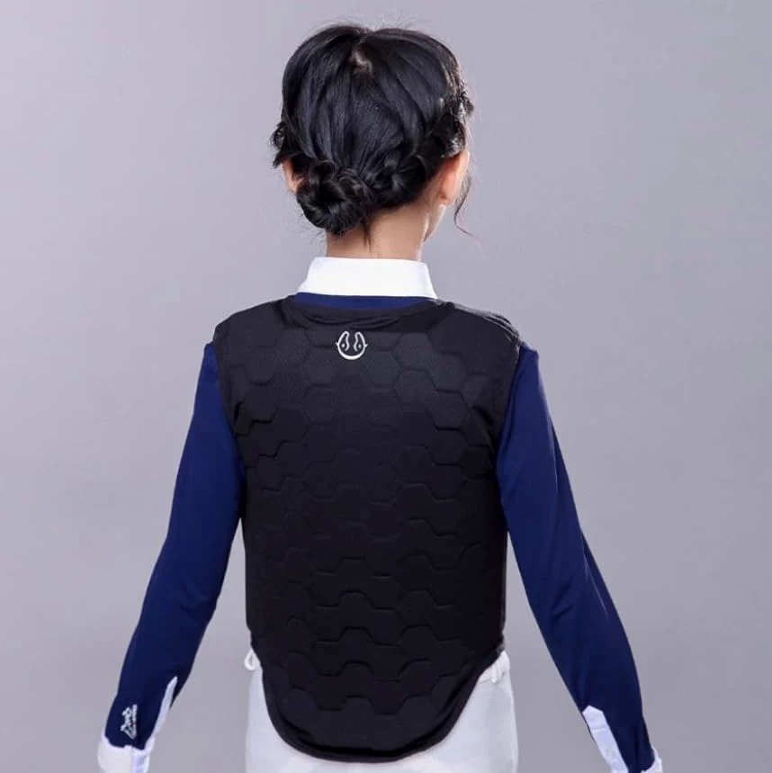Luminexia Chaleco Protector de equitación,Chaleco Ecuestre Acolchado de EVA,Chaleco Protector Ecuestre,Chaleco de Seguridad para Montar a Caballo,cómodo y Ligero（Varios tamaños Disponibles）
