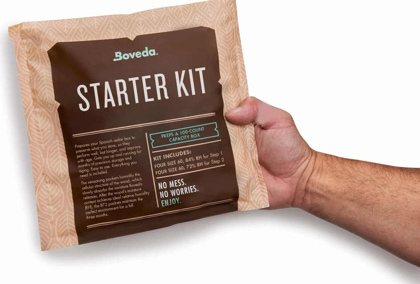 Boveda Bolsa portátil de viaje resellable de 2 vías para humedad, impermeable y a prueba de polvo, precargada con paquete de 69% de humedad relativa, tecnología patentada, almacenamiento medio para 15