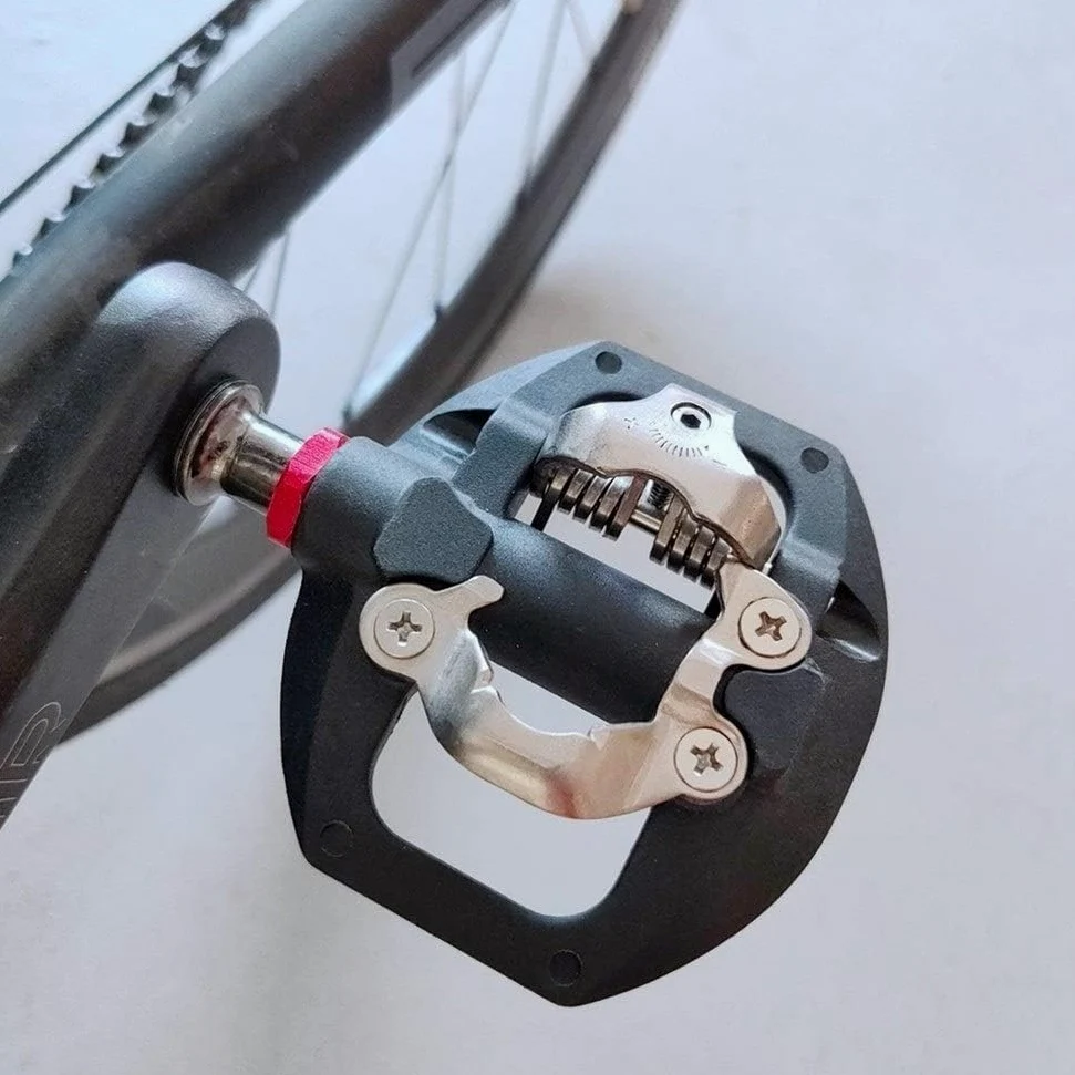 SDGBCXD， Pedales de Bicicleta, Pedal de Bicicleta MTB, Pedal autoblocante, Pedal automático, adaptadores de Plataforma Dual con Tacos para,Pedales