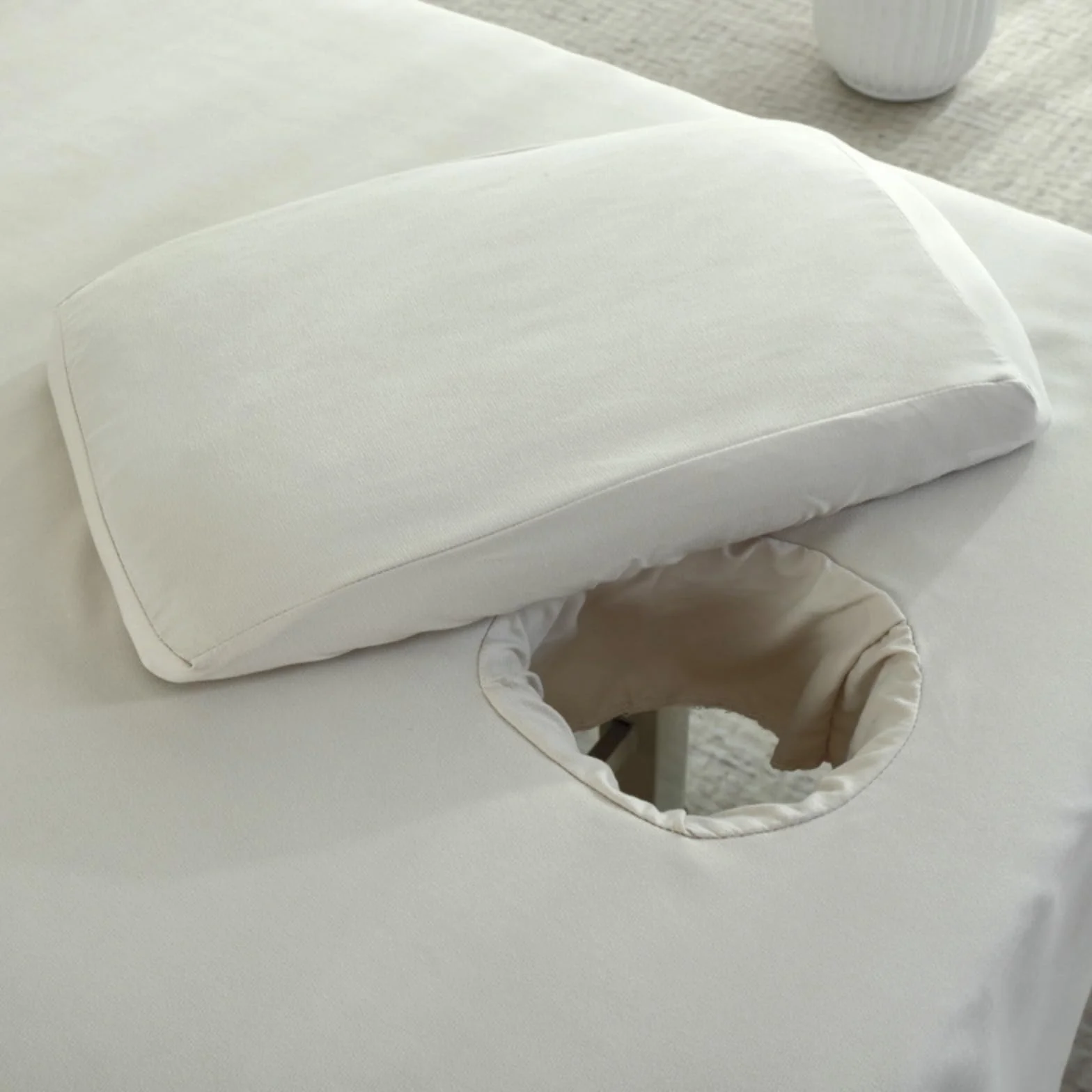 Surwin Sábana para Camilla de Masaje Ajustable 120x230cm Blanca Lavable SPA