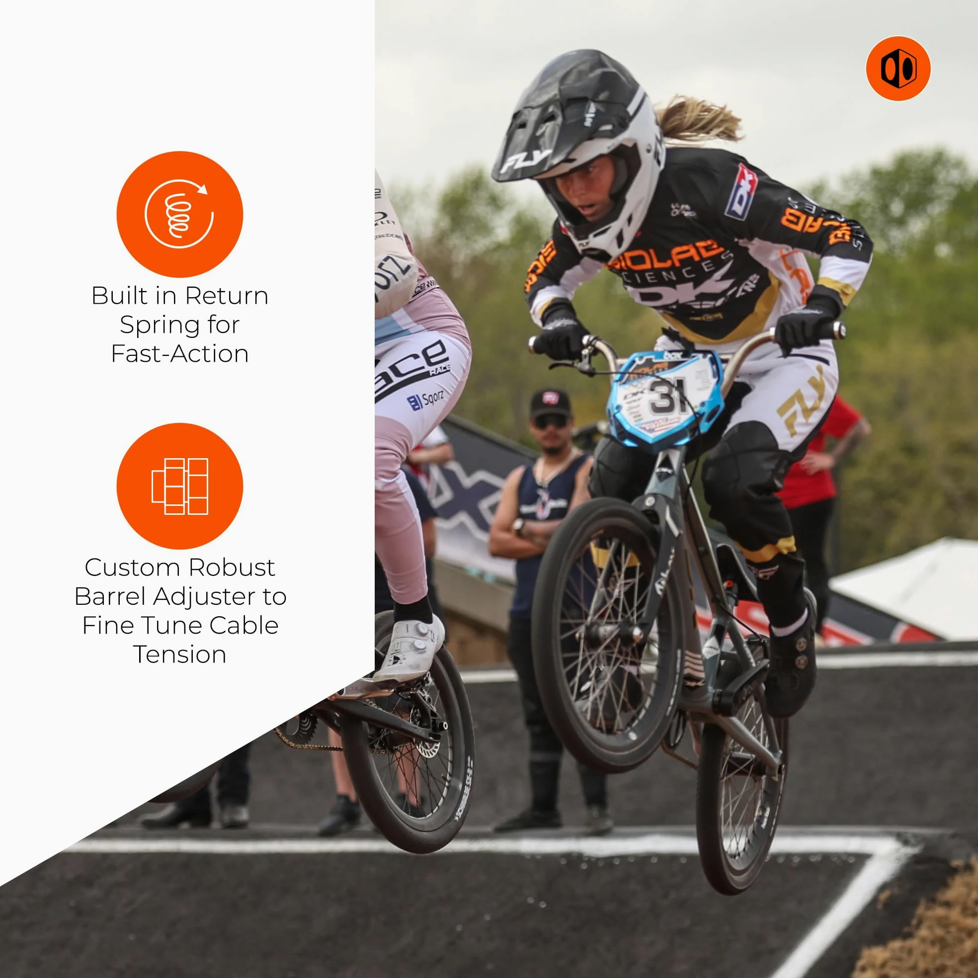 Cycle Group BX-BL130DIMN-RD - Palanca de Acceso Corto Genius