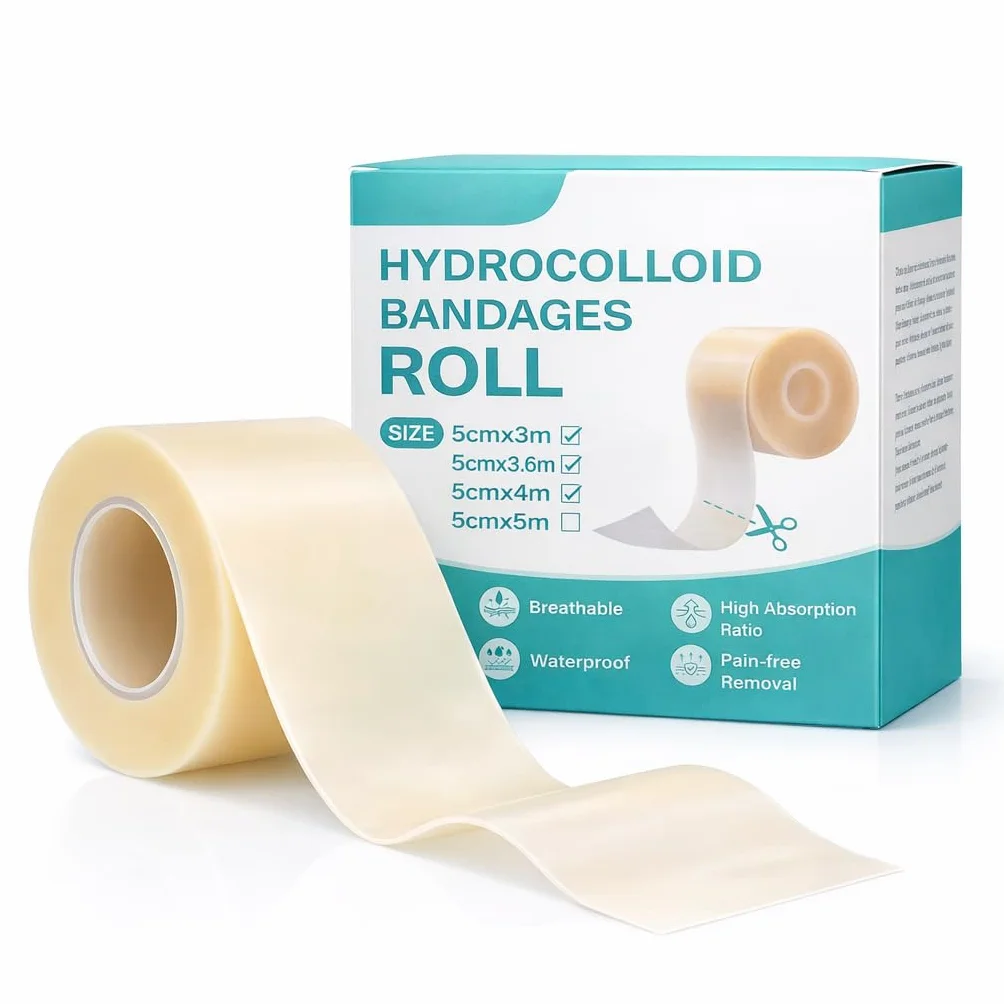 Hydrocolloid Roll Tape 5 cm x 3 m Apósito Hidrocoloide Impermeable