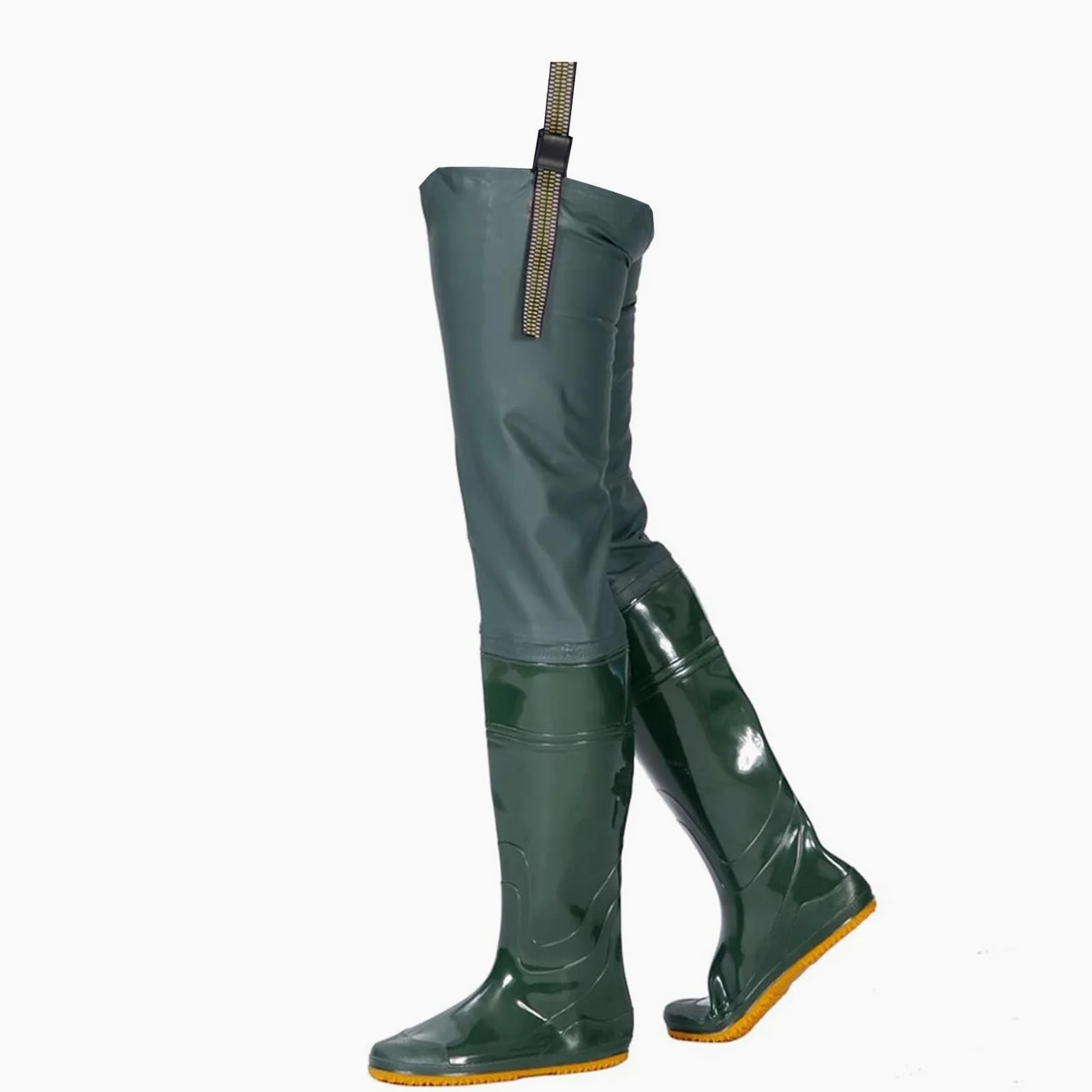 Vadeadores Botas Botas De Pesca con Mosca para Hombres Y Mujeres, Ligeras Y Suaves, Impermeables, con Suela con Tacos para Pescar En El Barro del Estanque