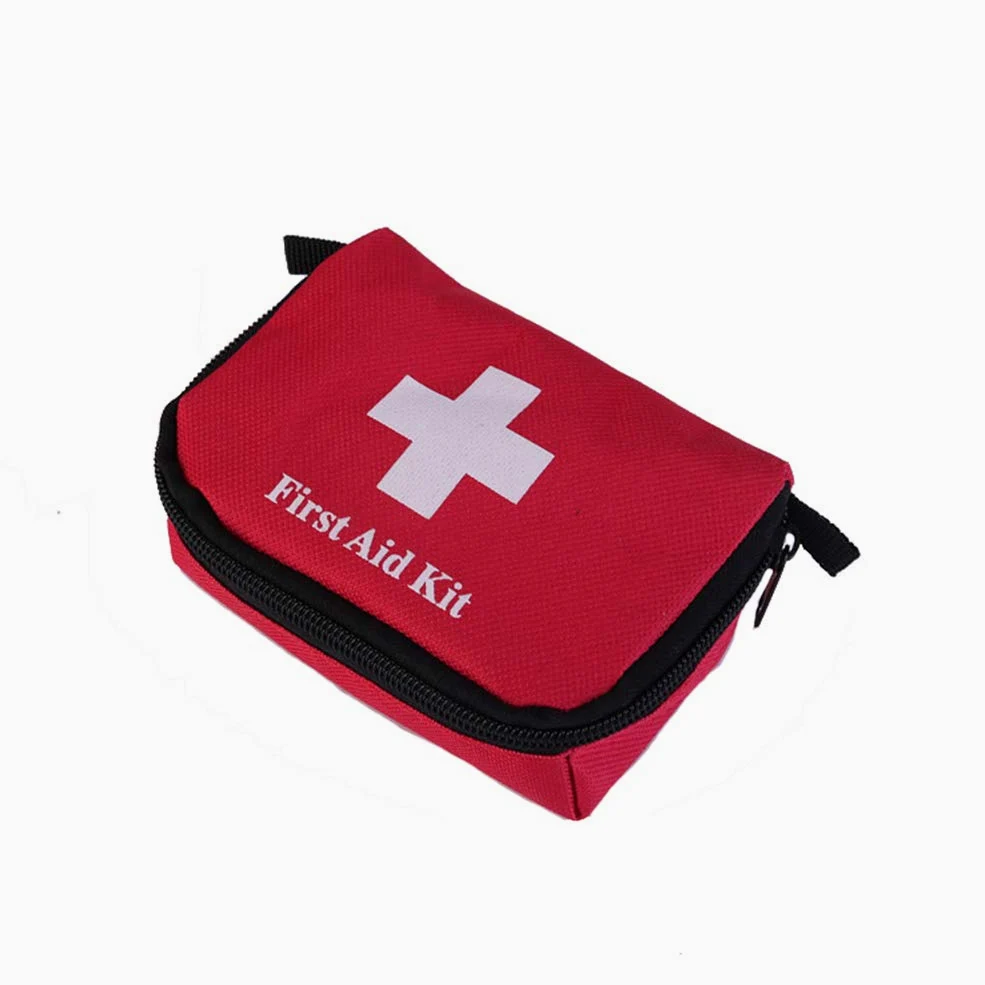 Wheelchair, Botiquín de Primeros Auxilios, botiquín de Primeros Auxilios Oxford para Exteriores, Equipo de Supervivencia de Cuidado portátil multifunción Rojo, Bolsa vacía 5,7 * 4"