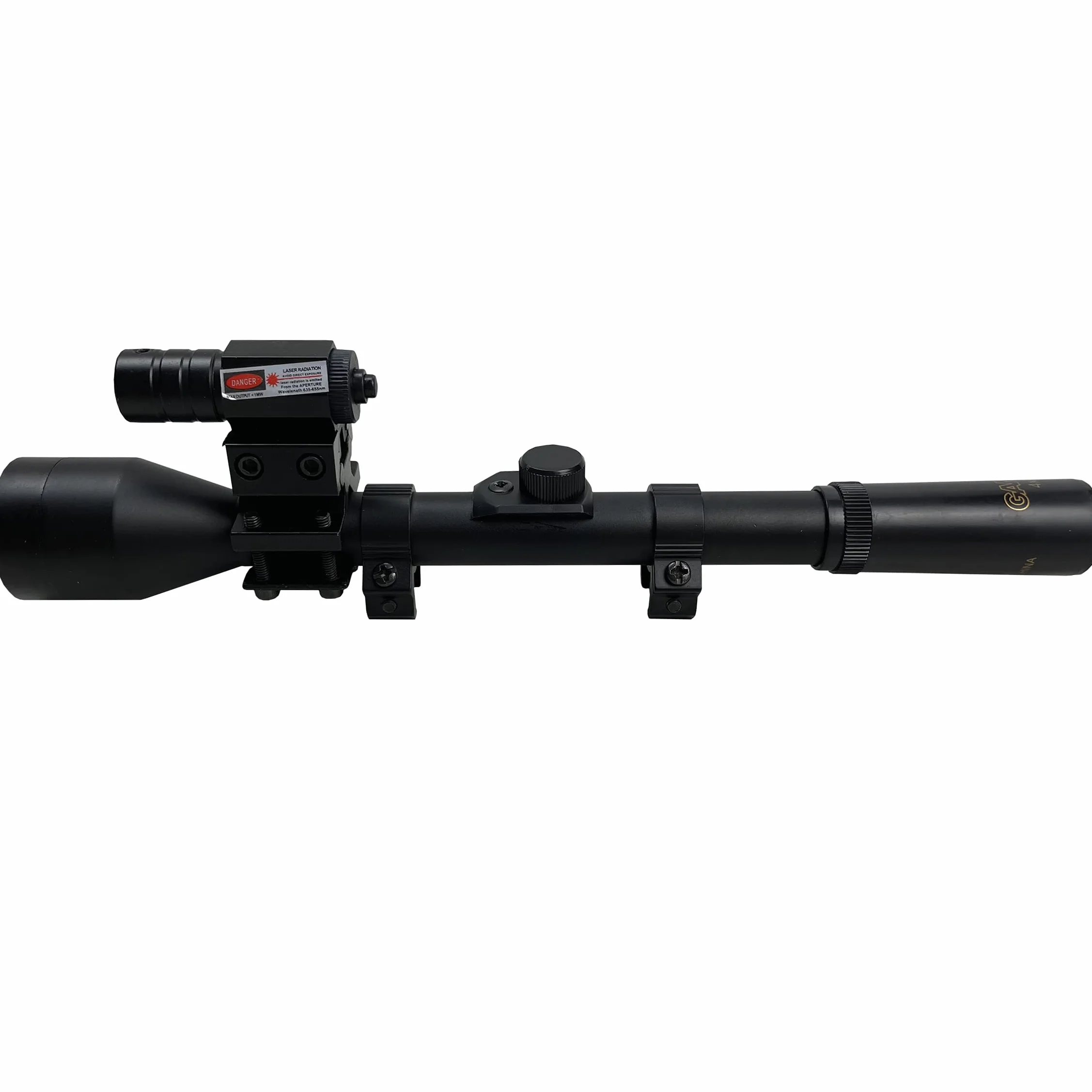 Visor telescópico 4x28 táctico Gamo con láser para carabinas y escopetas de balines Airsoft