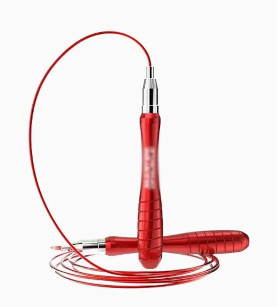 Comba Cuerda Saltar cuerda saltar comba Cuerda Para Saltar De Velocidad Ajustable De 3 Metros Para Interiores, Cuerdas Para Saltar De Alambre De Acero De Ultravelocidad Para Gimnasio, Entrenamiento Fí