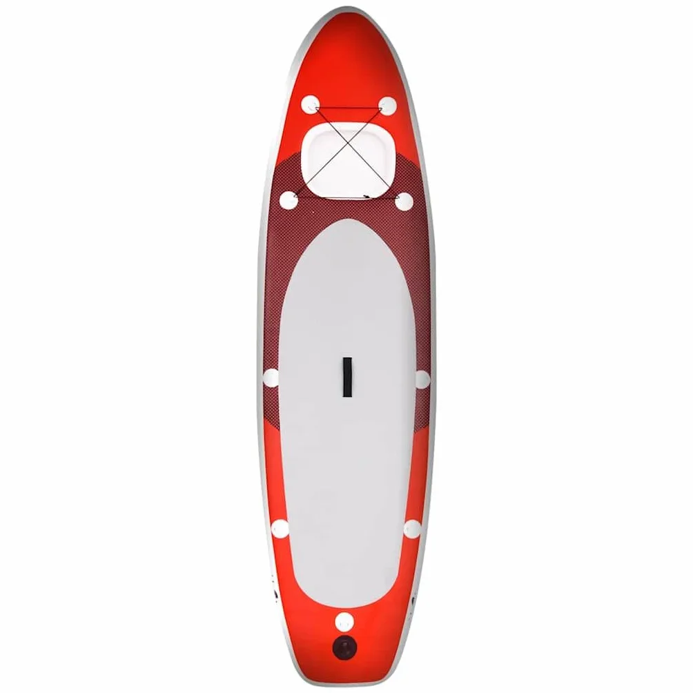 Genérico Set de Tabla de Paddle Surf Hinchable Rojo 300x76x10 cm,Deportes,Actividades al Aire Libre,Deportes acuáticos y navegación Deportiva,Surf,Paddleboards,93382