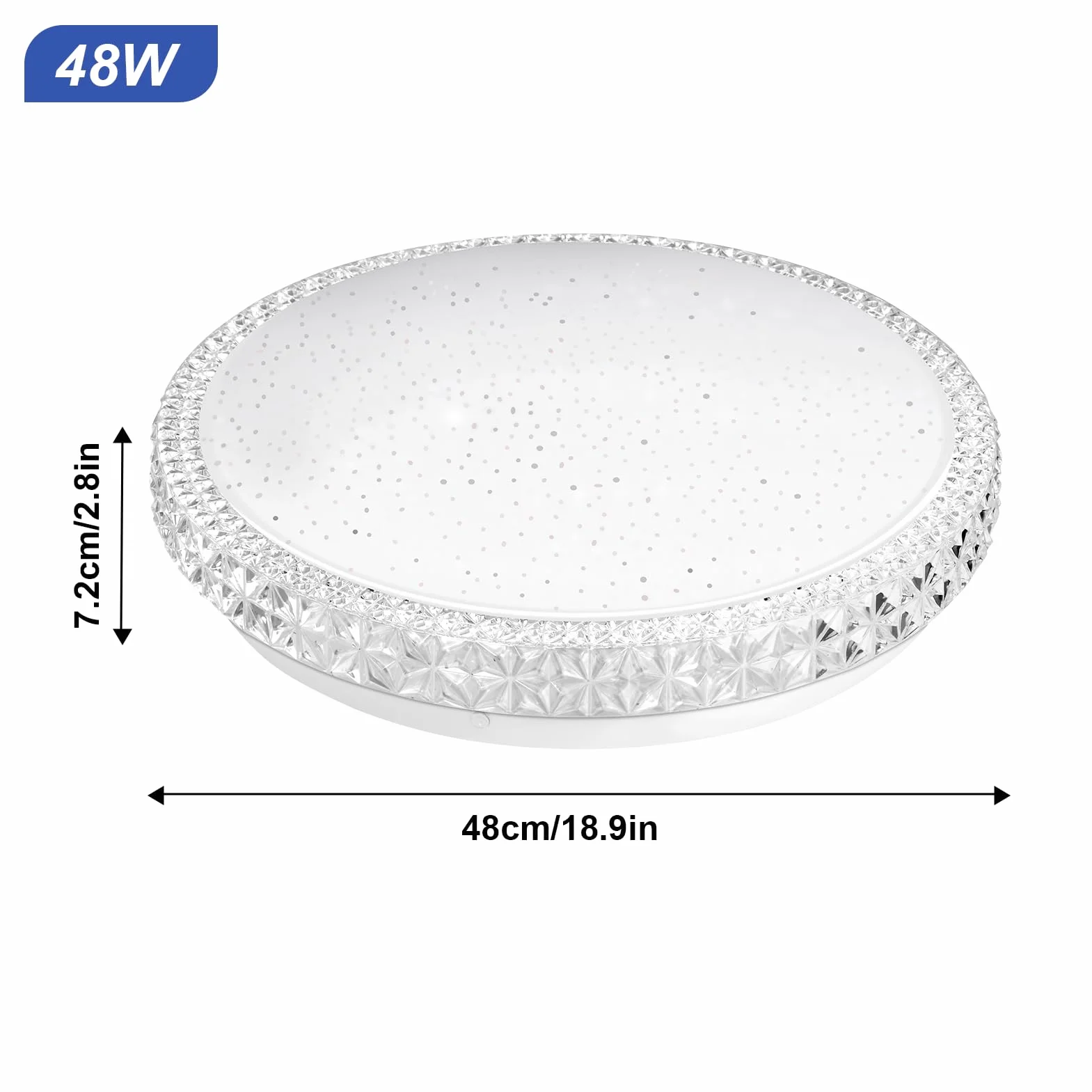 Plafon LED Techo 48W 6500K Lampara Techo Dormitorio Cocina