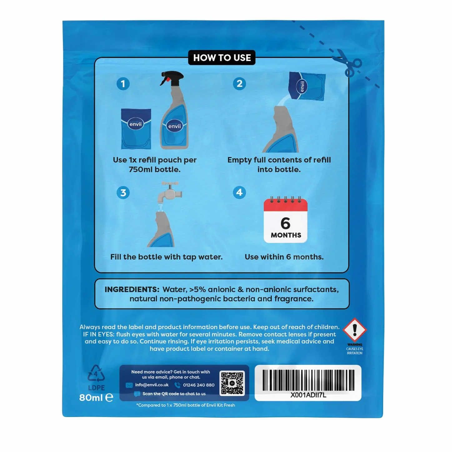 Envii Kit Fresh Ambientador y Desodorante Enzimático para Zapatos, Guantes y Calzado Deportivo