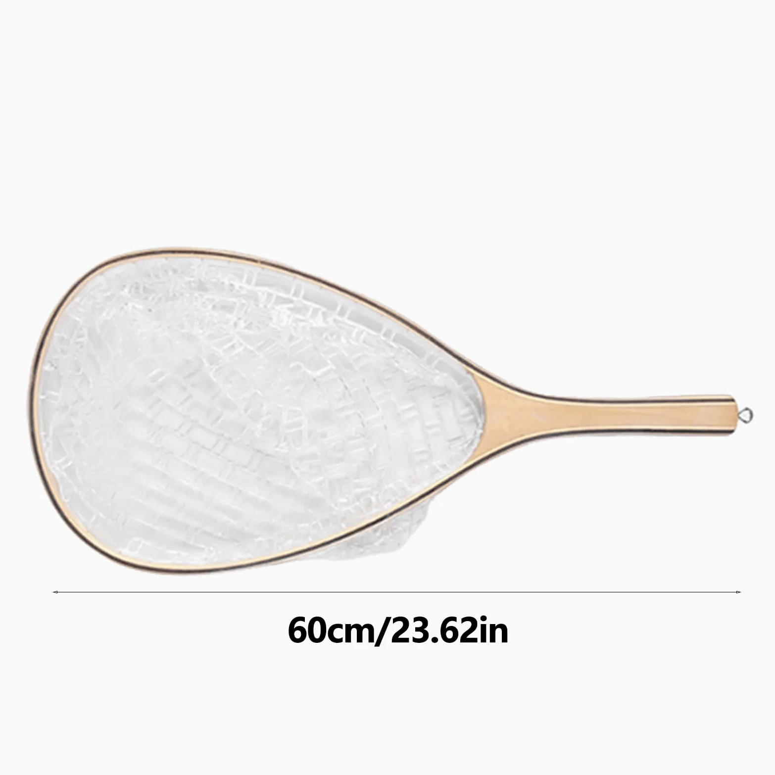 Mango de madera, red de pesca con mosca, herramienta de liberación para perca de agua salada, herramienta de liberación fácil de usar para perca de agua salada