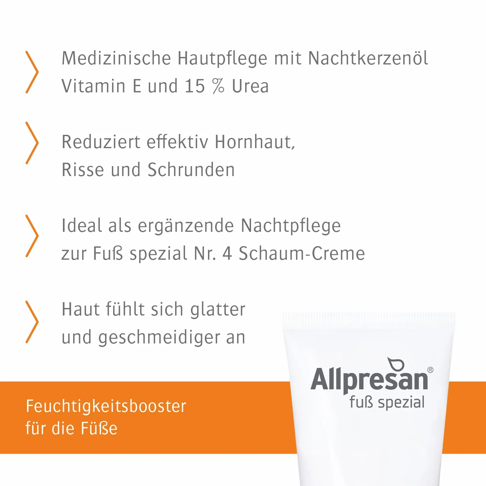 Allpresan Fuß spezial Lipid-Salbe Nr. 4 Hornhaut und Schrunden, 125 ml