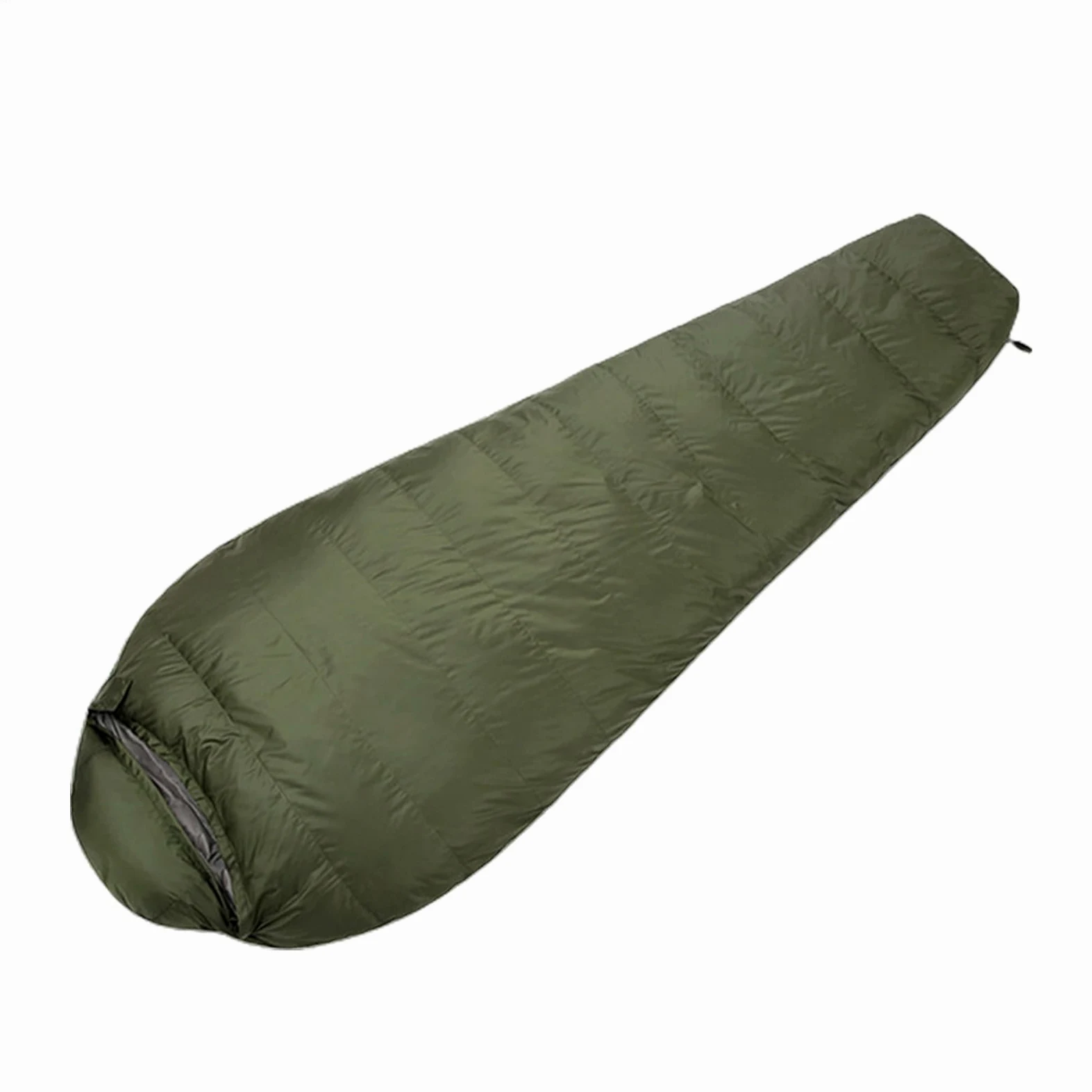 Saco de dormir para clima frío – Saco de dormir de plumón para acampada de invierno, impermeable para clima frío