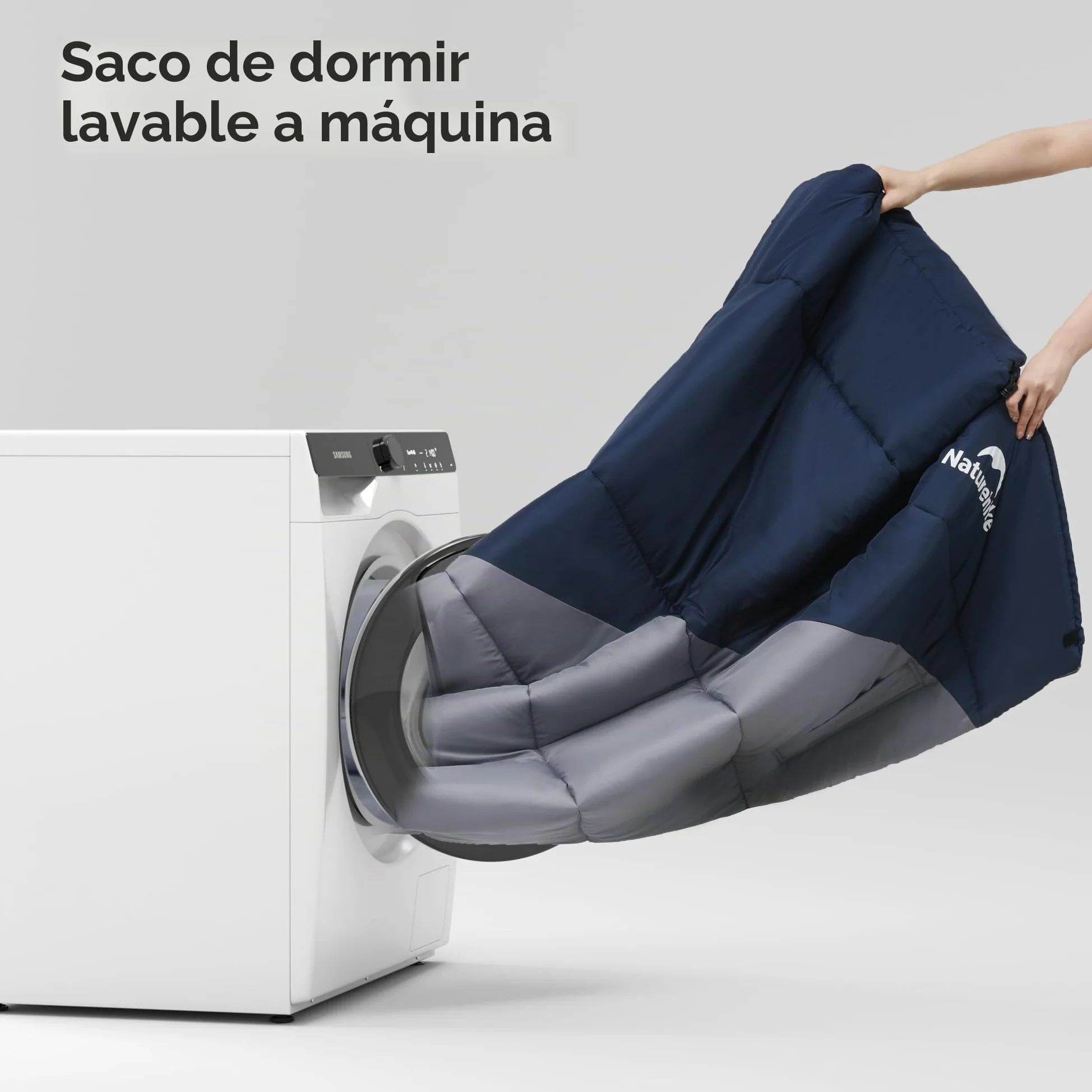 Naturehike Saco de dormir con capucha para camping, ligero y cómodo, ideal para aventuras al aire libre y viajes