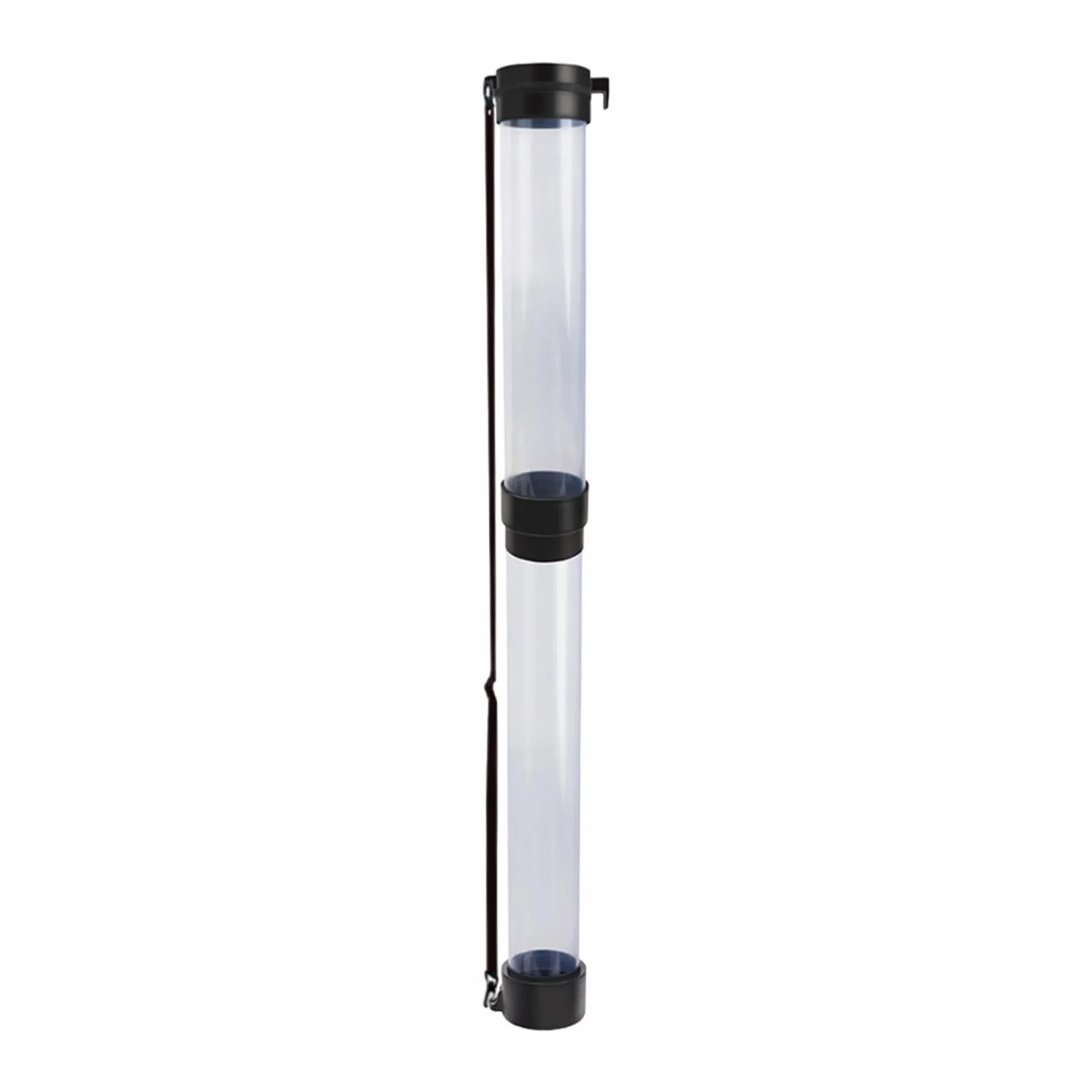 LOVIVER Tubo para Recoger Pelotas de Tenis Telescópico Transparente Capacidad 15