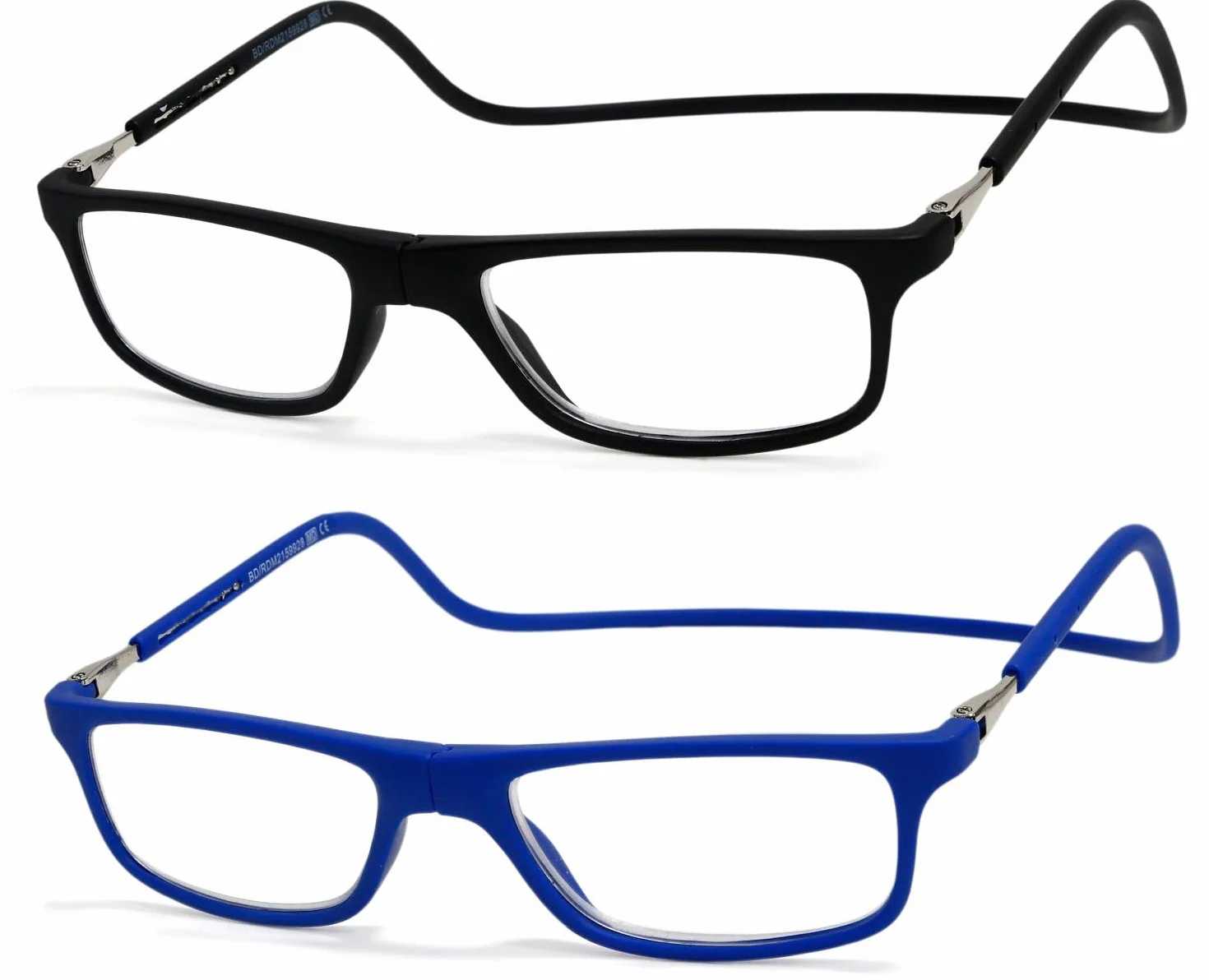 NEW VISION Gafas Presbicia Hombre 2 PACK, Cierre Imán, Longitud Ajustable, Gafas de Lectura, NV2904