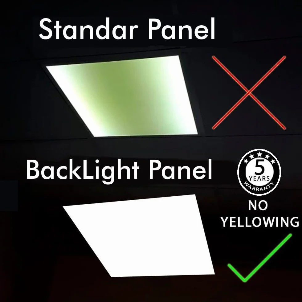 Pack Panel LED 60x60 cm 40W 2 Unidades Falso Techo Driver Philips CertaDrive UGR19 4380 lúmenes Luz Natural 4000K