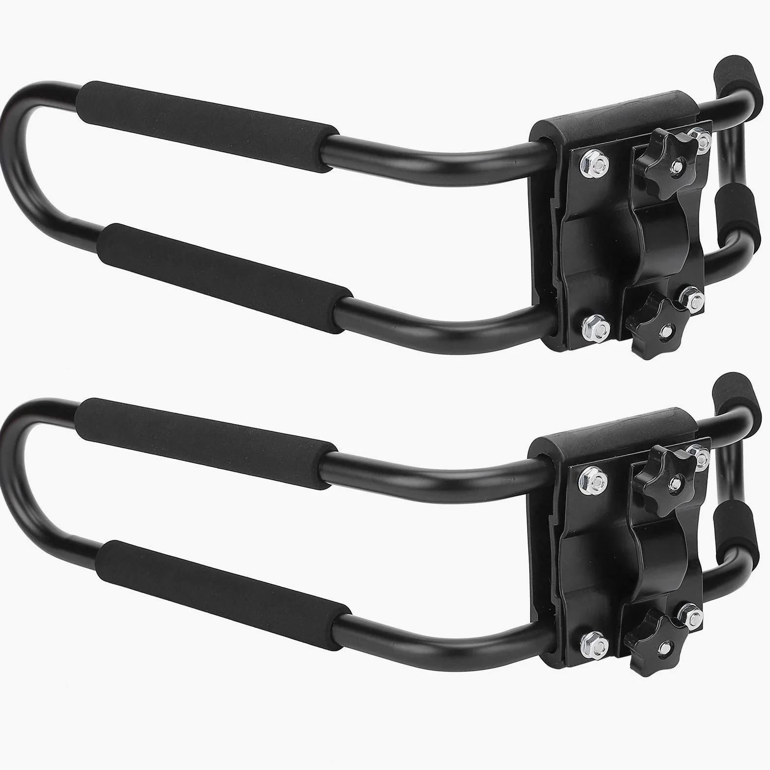 Porta Kayak, para propietarios de Kayak, Soporte de Techo Resistente, construcción de Metal antioxidante, Acolchado Antideslizante, Ajuste Universal para la mayoría de