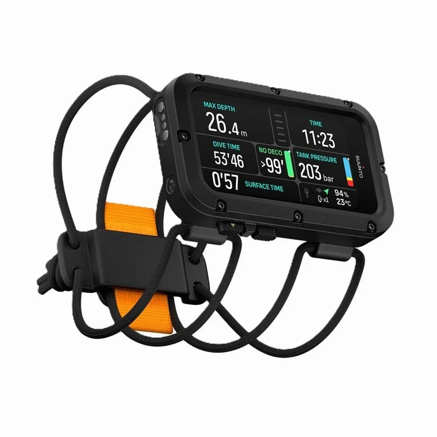 Suunto Ordenador náutico de buceo con pantalla AMOLED de 3,2 pulgadas, soporte multigas, GPS, información meteorológica y marea, resistencia al agua 200 m, presión del tanque inalámbrica, duración de