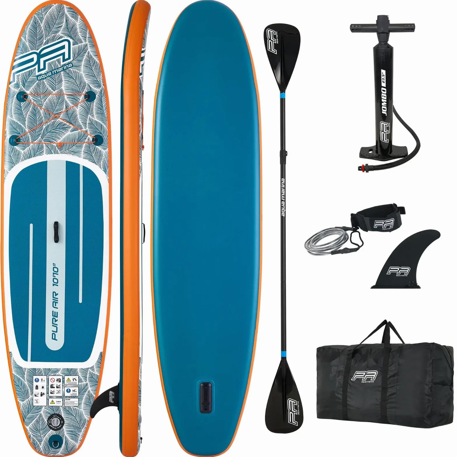 Aqua Marina Pure Air Coast SUP Board - Juego de surf hinchable