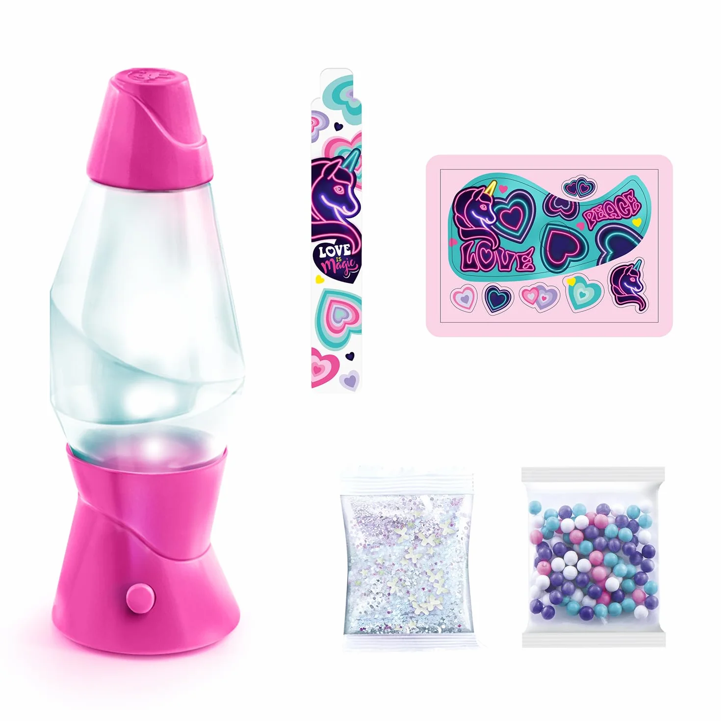 Canal Toys Style 4Ever Mini Lámpara de Lava con Decoraciones Brillantes