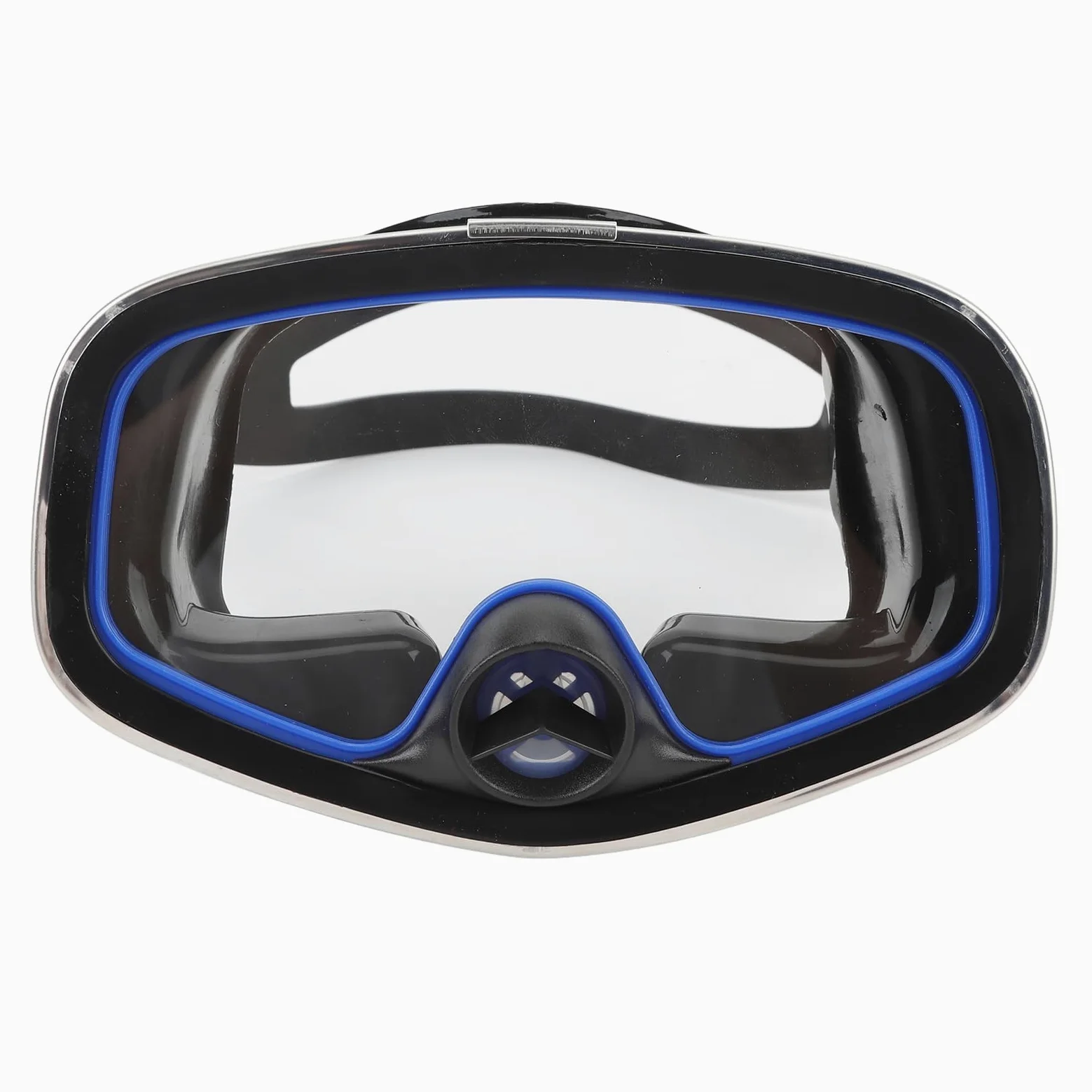 Máscara de Buceo Ovalada, Gafas de Buceo, Visibilidad Clara, Ovaladas, HD, Antivaho, Gafas de Buceo, Diseño de Válvula de Nariz, Vidrio Templado, Lente única, Gafas de Snorkel