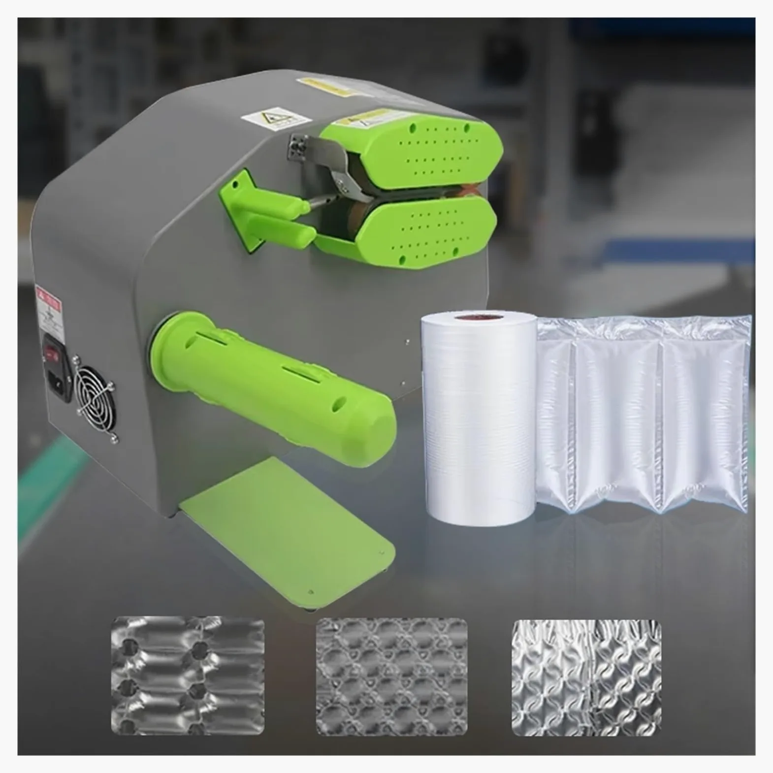 Máquina De Llenado Automático Cojines Aire, Bolsas Columna, Películas Burbujas, Máquinas Inflado De Alta Eficiencia