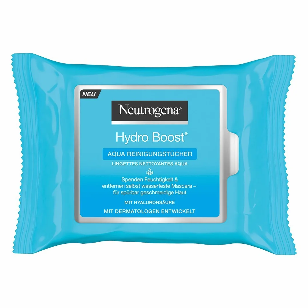 Neutrogena Hydro Boost Aqua Toallitas limpiadoras (25 unidades)