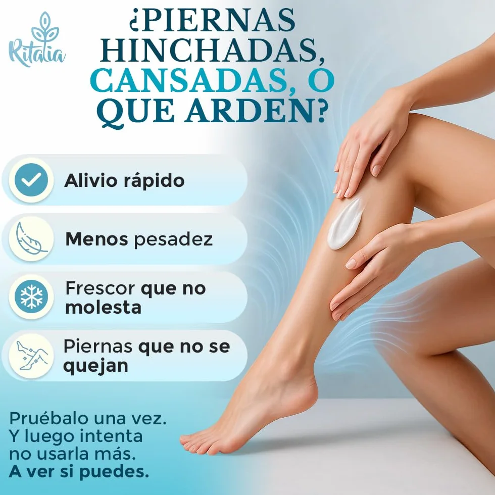 Ritalia CREMA GEL FRIO PIERNAS CANSADAS BIO 500ml na varices i obrzęk nóg