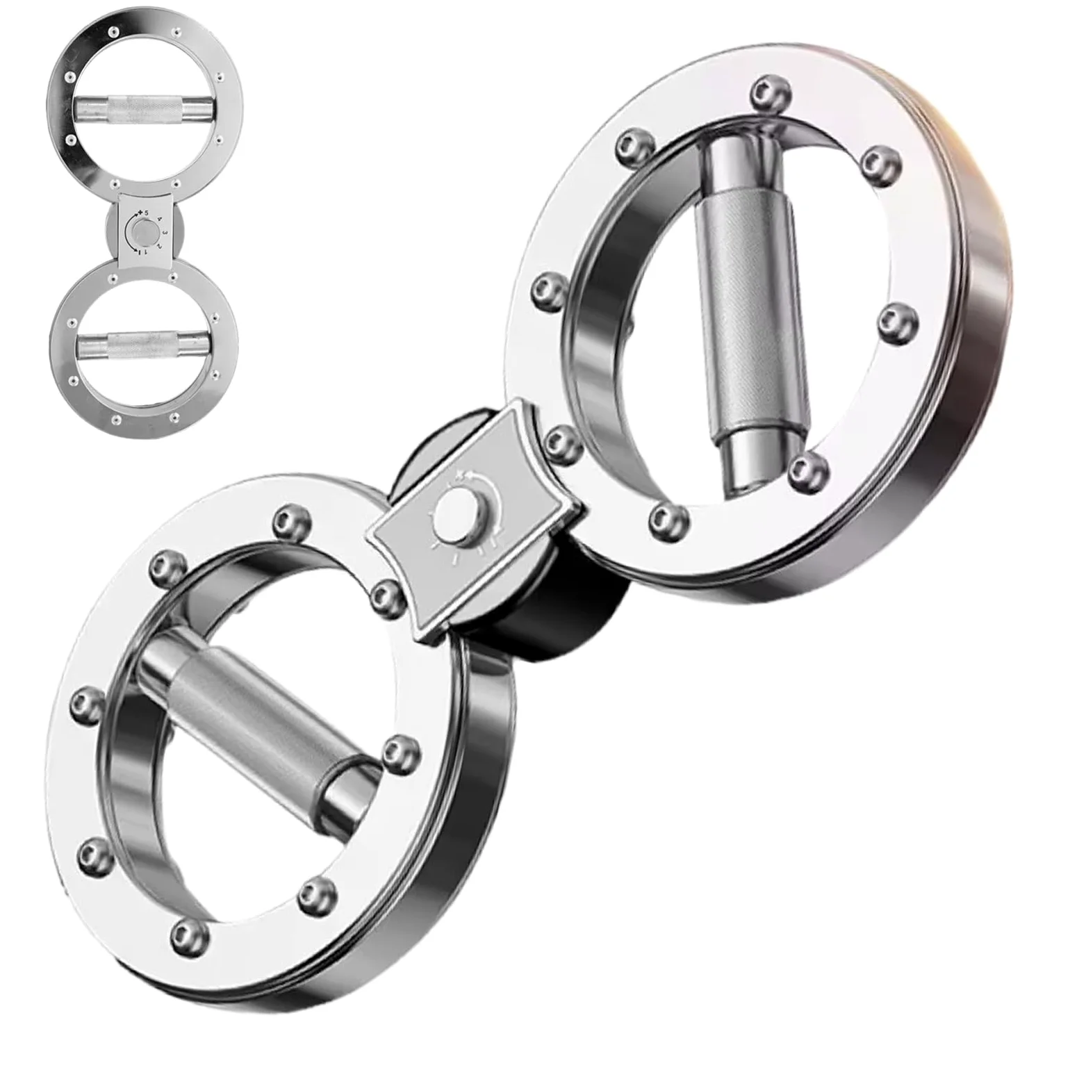 Máquina quemadora giratoria Fortalecedor Muscular con Agarre Giratorio 360 | Entrenador de fuerza de agarre 5,4 kg Ejercitador De Brazos Para Casa