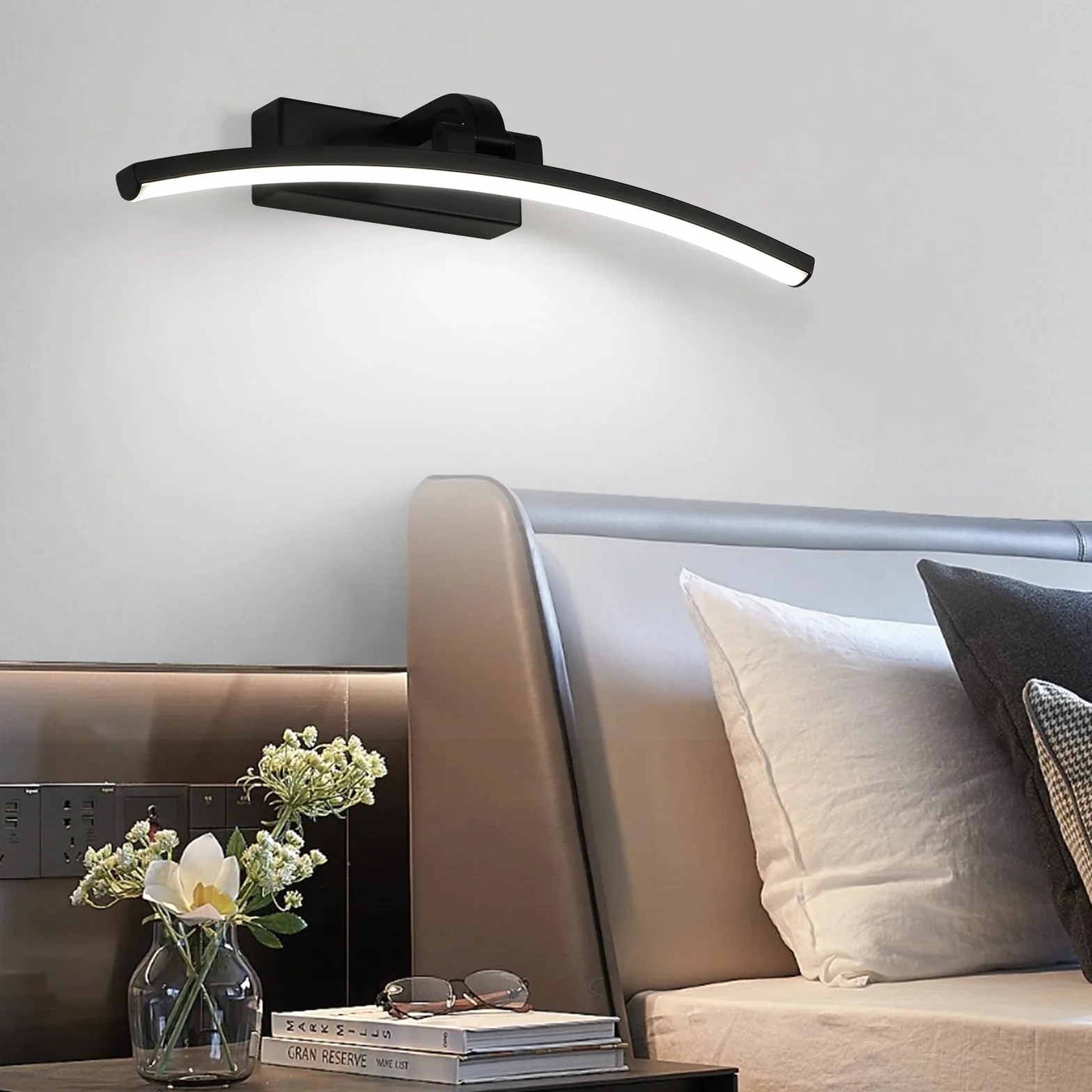 DELIPOP Luz de Espejo Baño LED 40cm IP44 6500K Blanco Frío