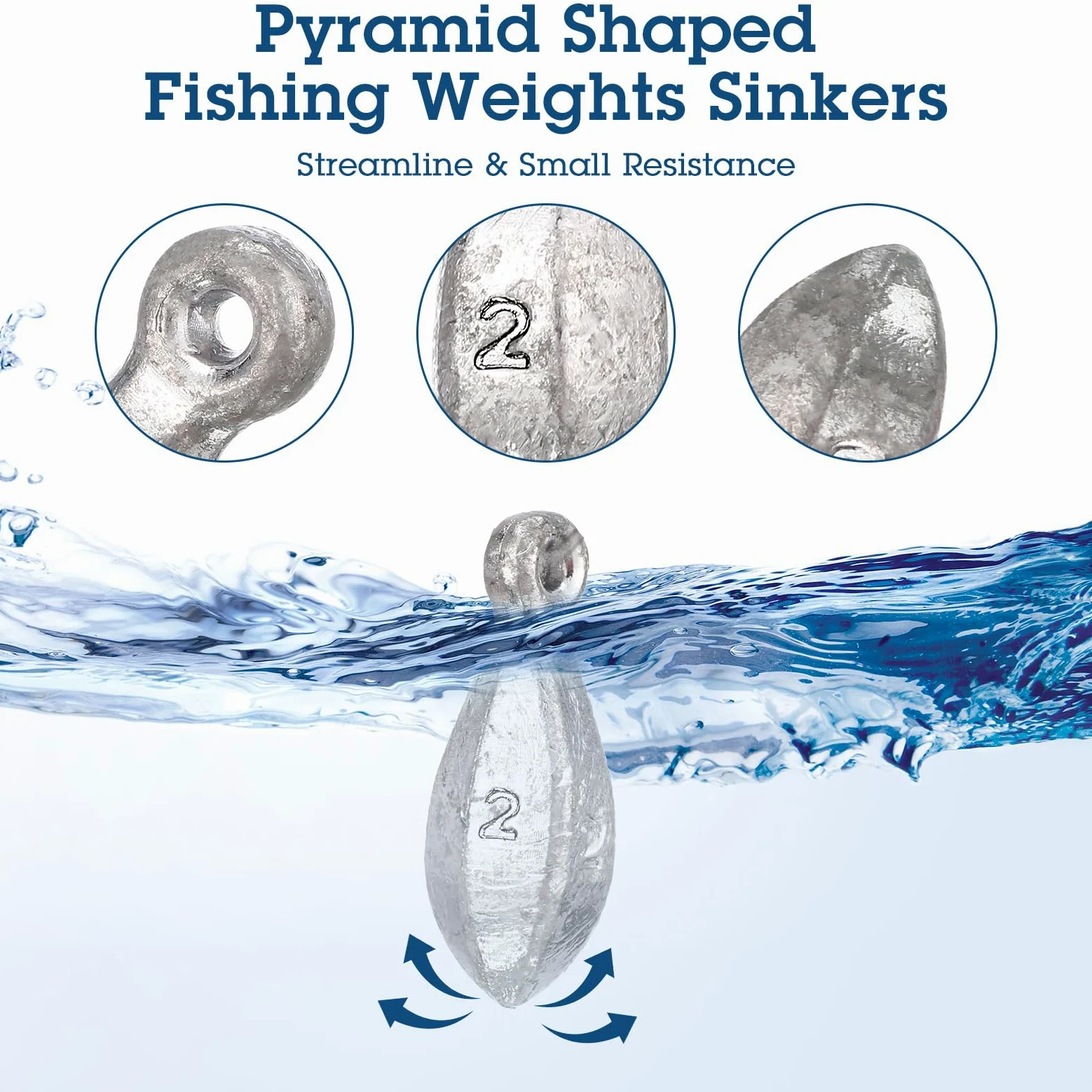 36 piezas de plomos de banco, pesas, pesas, plomos para surf, océano, agua salada, agua dulce, surf, lubina, pesca de gato, aparejos de pesca